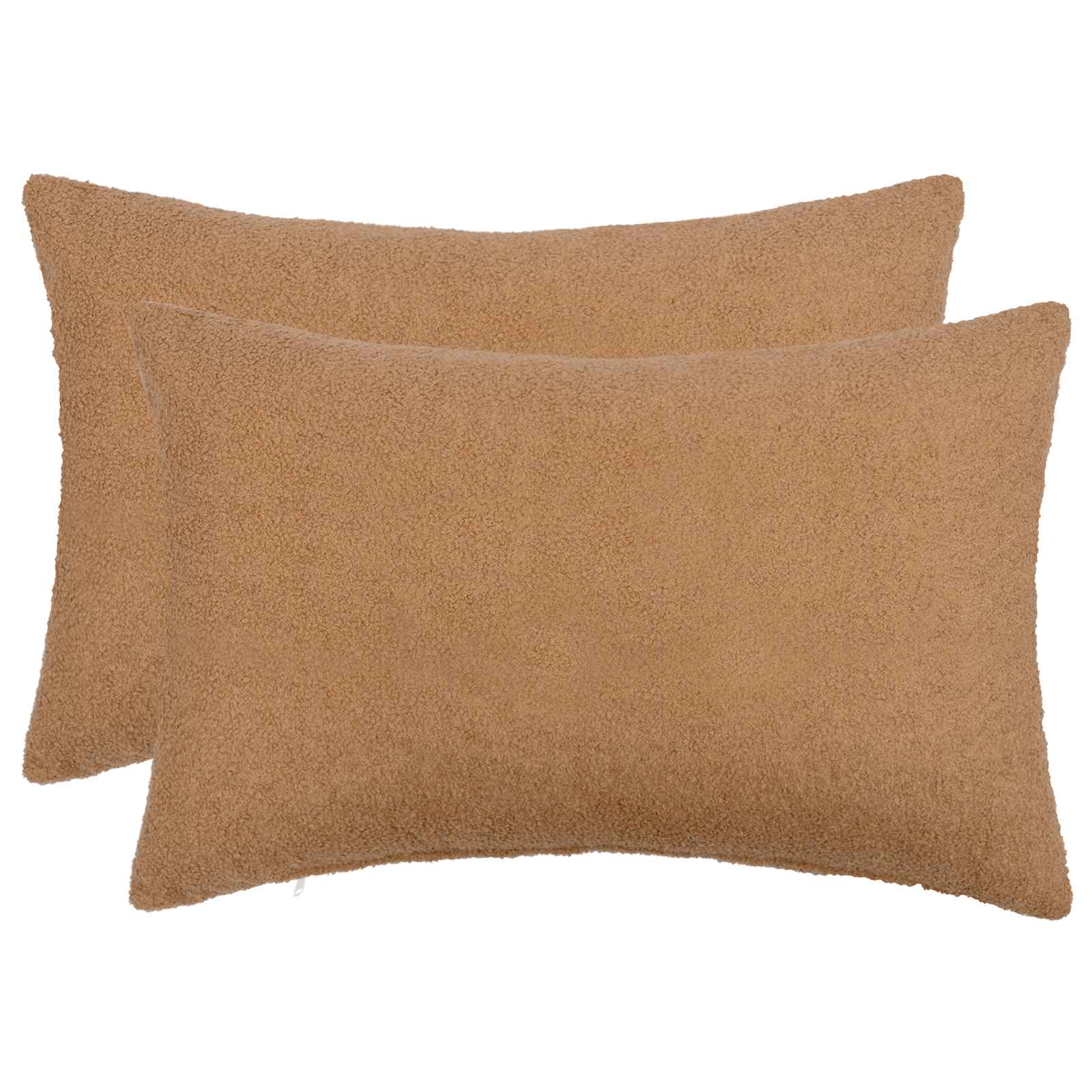 Κάλυμμα Μαξιλαριού 2 pcs HEERLEN Μπεζ 50 x 70 cm Μπουκλέ