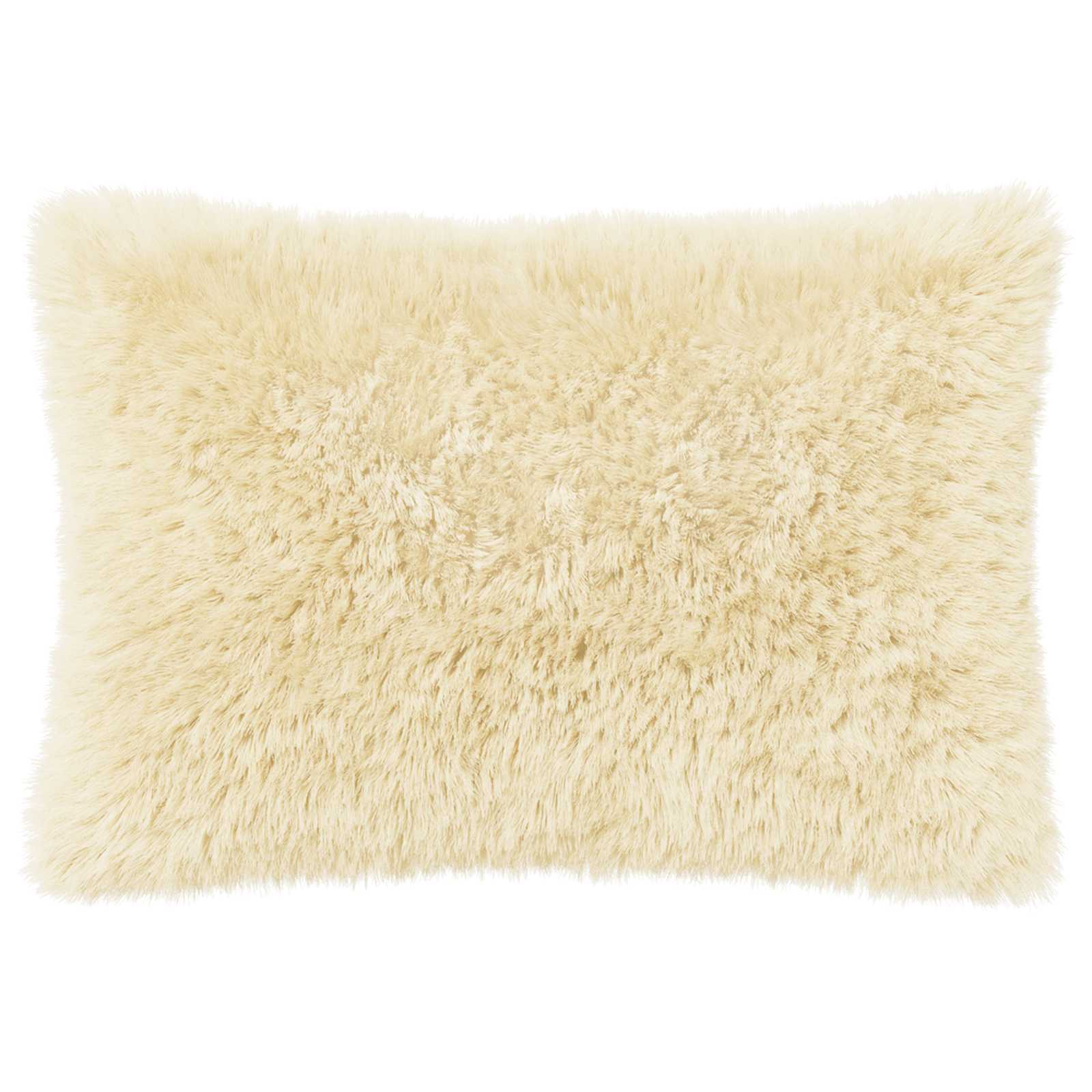 Κάλυμμα Μαξιλαριού 6 pcs HEERLEN Κρεμ 50 x 70 cm PV Φλίς - Pakobazaar