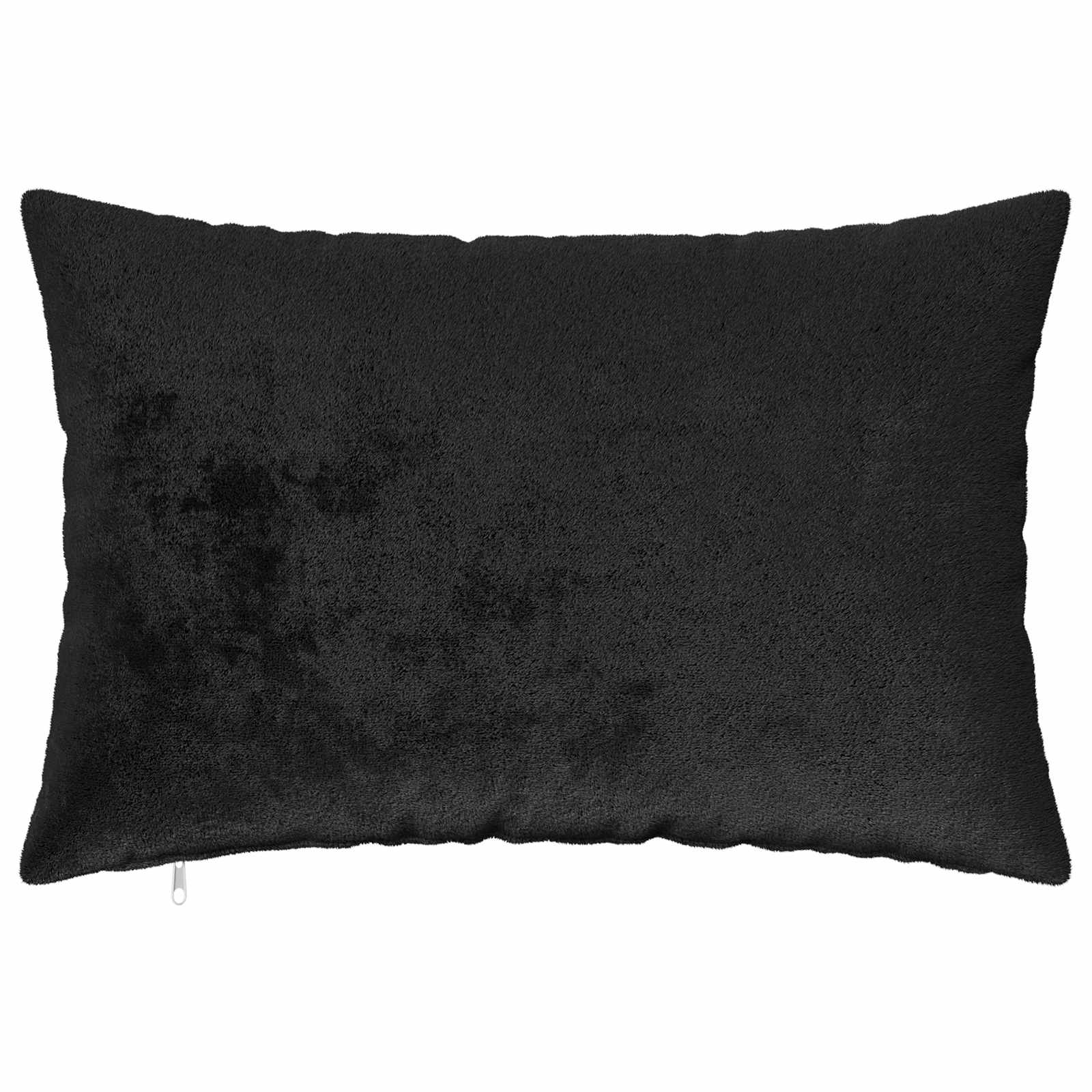 Κάλυμμα Μαξιλαριού 2 pcs HEERLEN Μαύρο 50 x 70 cm Φανέλα - Pakobazaar