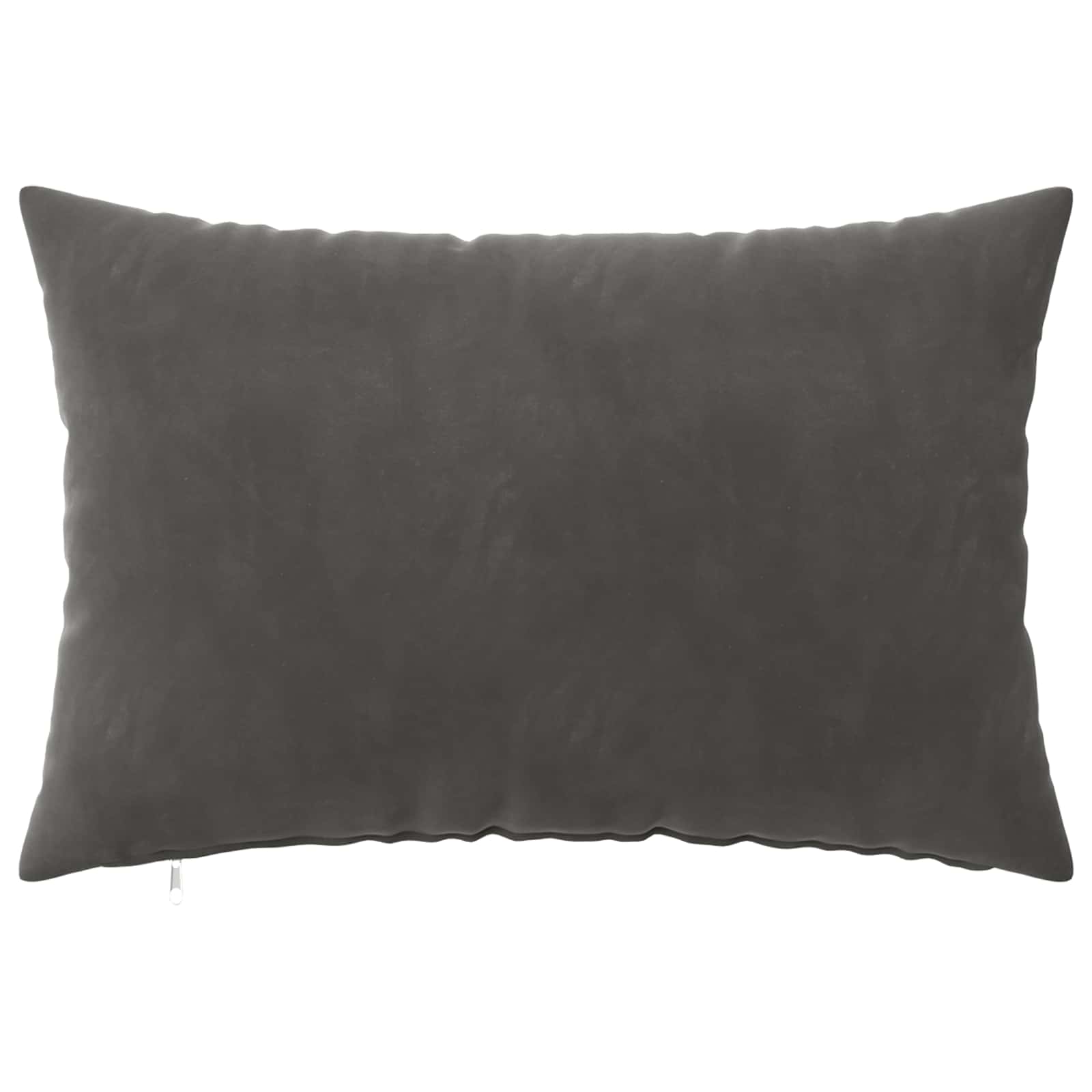 Κάλυμμα Μαξιλαριού 2 pcs HEERLEN Σκούρο Γκρι 50 x 75 cm Βελούδο