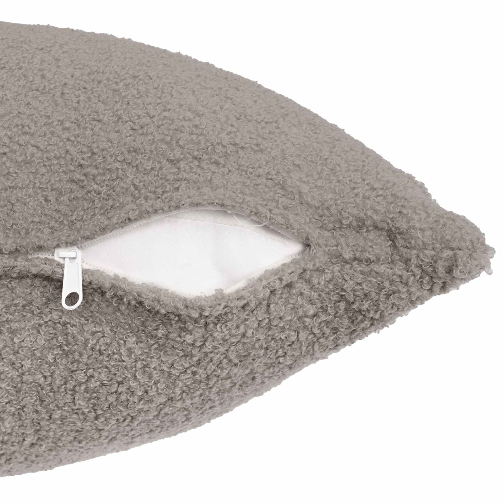 Κάλυμμα Μαξιλαριού 2 pcs HEERLEN Ανοιχτό γκρι 50 x 75 cm - Pakobazaar