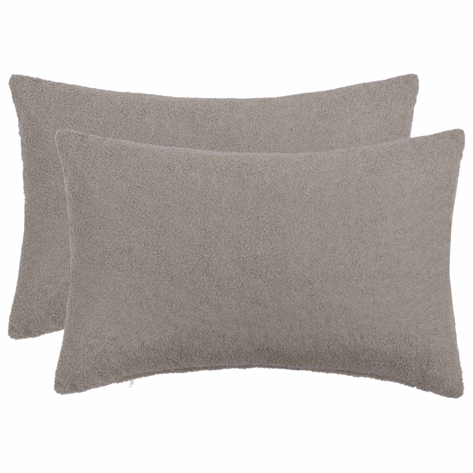 Κάλυμμα Μαξιλαριού 2 pcs HEERLEN Ανοιχτό γκρι 50 x 75 cm - Pakobazaar