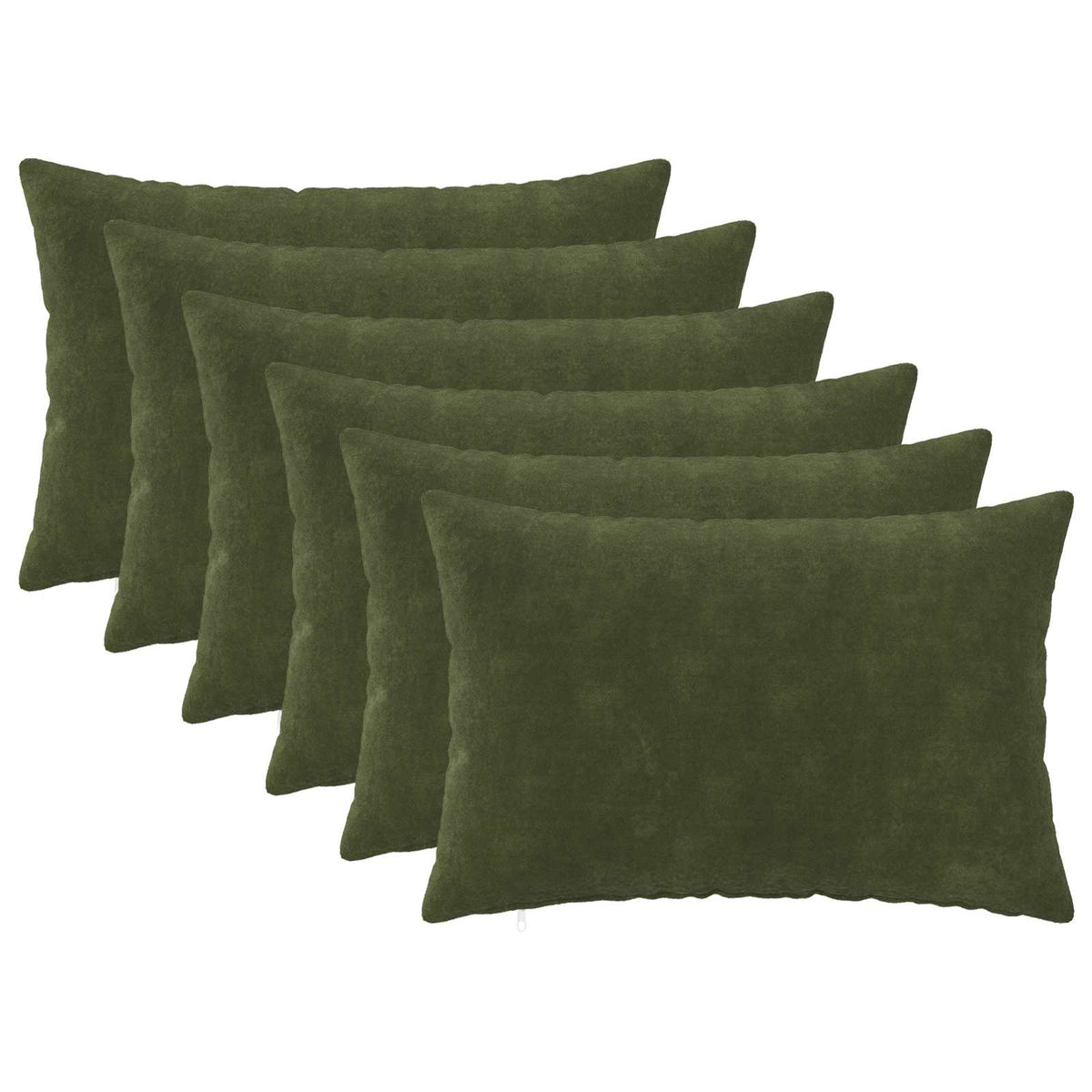 Κάλυμμα Μαξιλαριού 6 pcs HEERLEN Πράσινο 50 x 75 cm