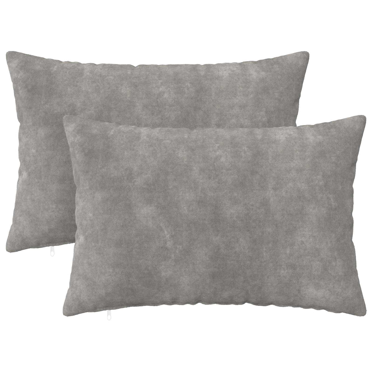 Κάλυμμα Μαξιλαριού 2 pcs HEERLEN Ανοιχτό γκρι 50 x 75 cm - Pakobazaar