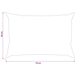 Κάλυμμα Μαξιλαριού 6 pcs HEERLEN Μπεζ 50 x 75 cm Πολυεστέρας