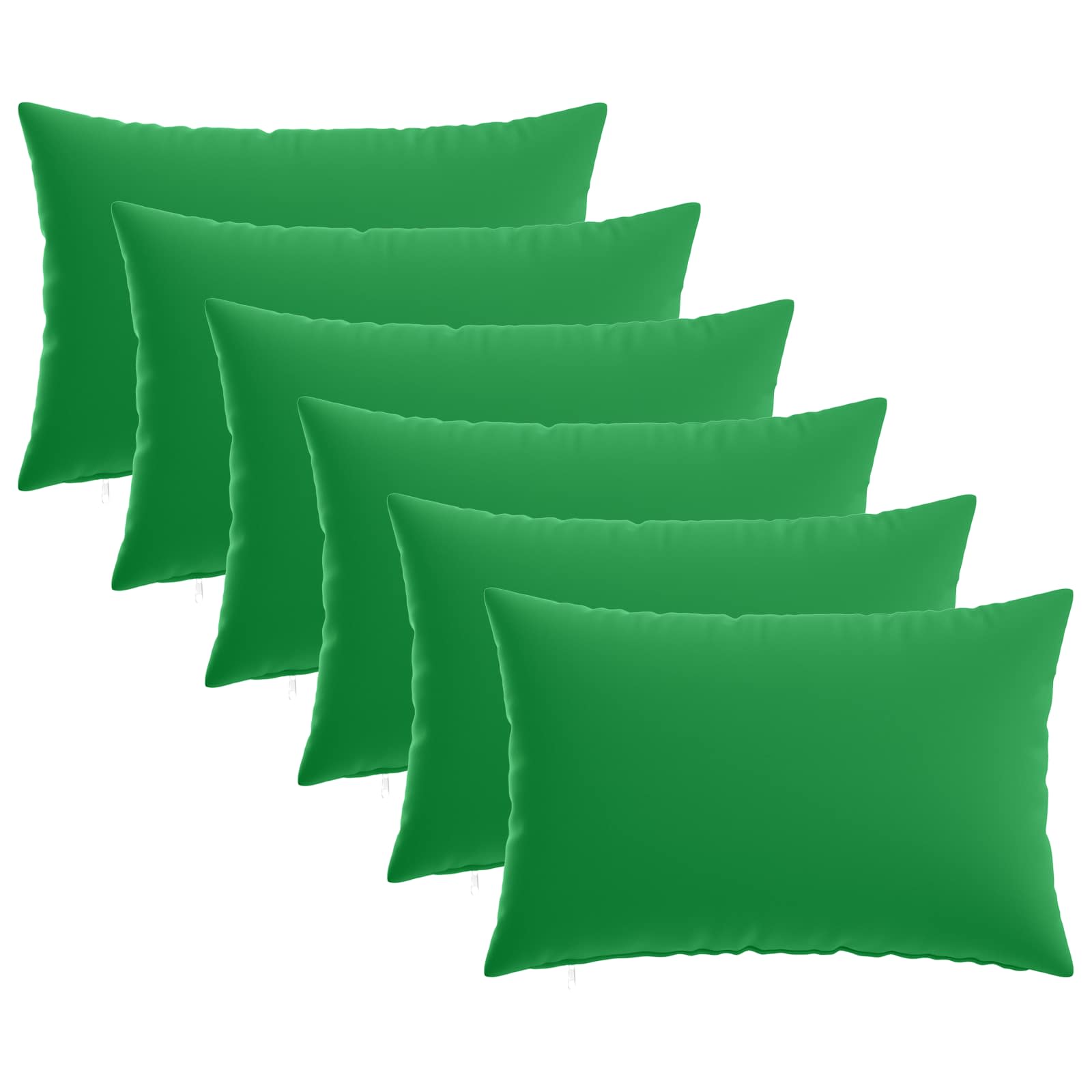 Κάλυμμα Μαξιλαριού 6 pcs HEERLEN Πράσινο 50 x 75 cm Πολυεστέρας - Pakobazaar