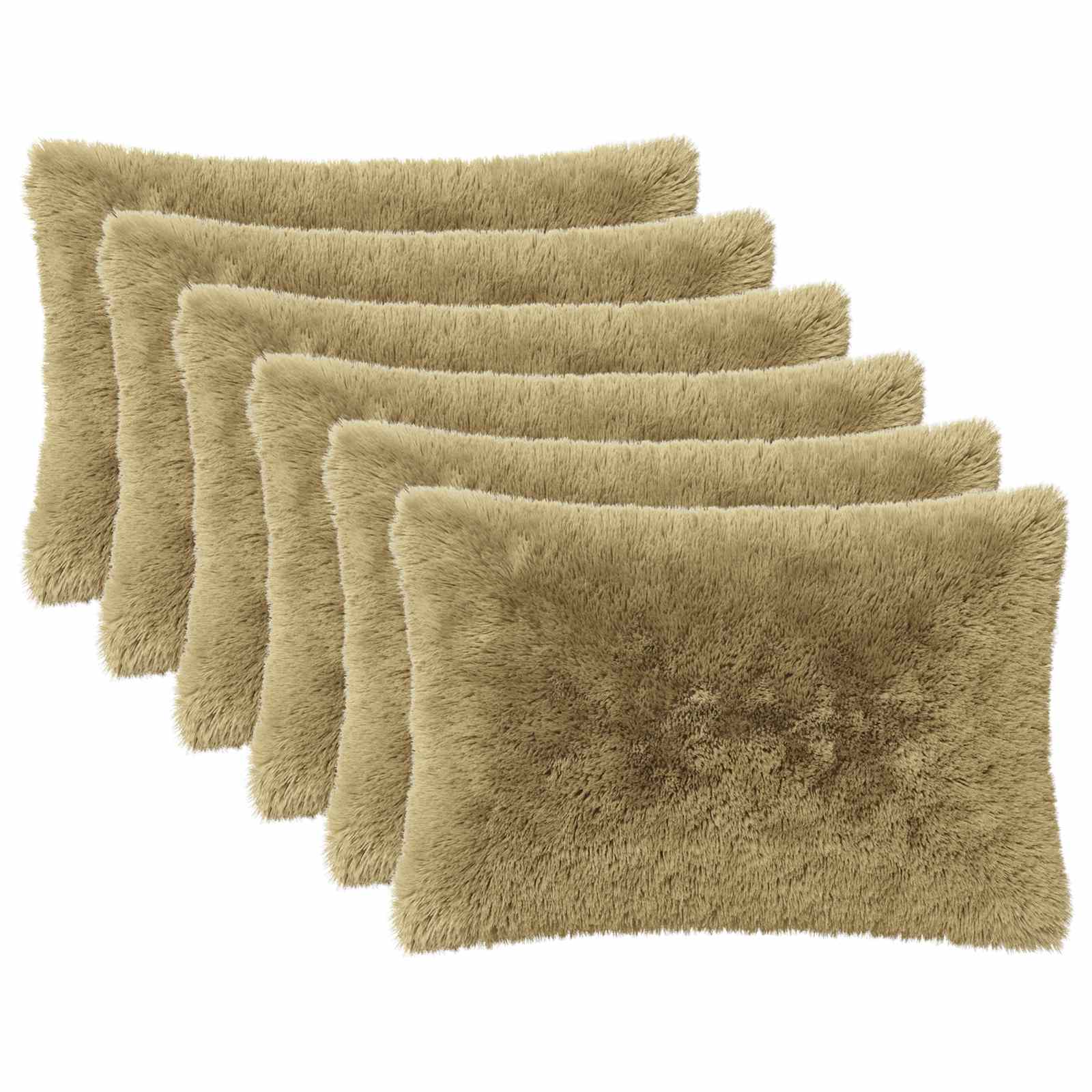 Κάλυμμα Μαξιλαριού 6 pcs HEERLEN Ανοιχτό Πράσινο 50 x 75 cm