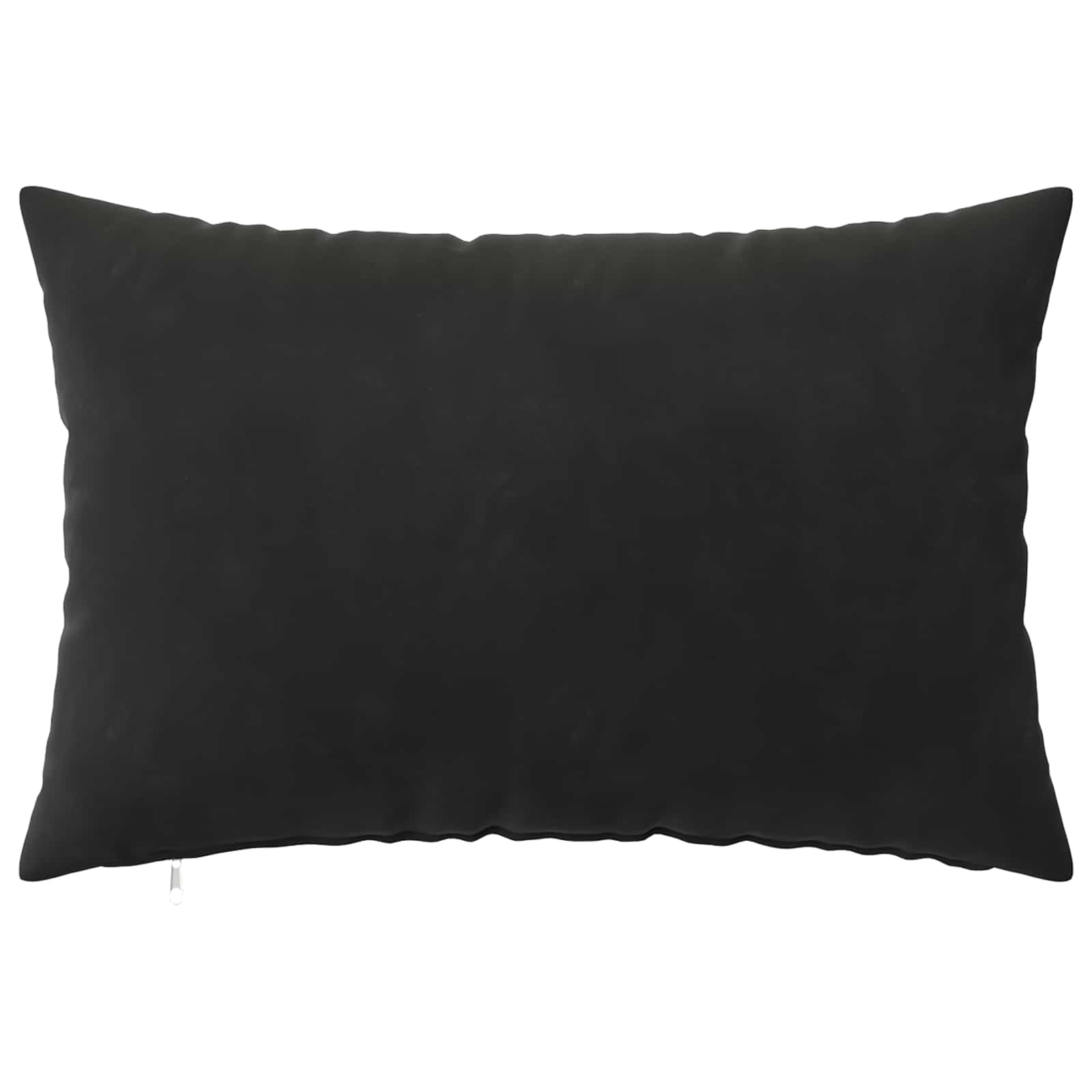 Κάλυμμα Μαξιλαριού 6 pcs HEERLEN Μαύρο 50 x 80 cm Βελούδο