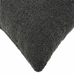 Κάλυμμα Μαξιλαριού 2 pcs HEERLEN Σκούρο Γκρι 50 x 80 cm Μπουκλέ - Pakobazaar