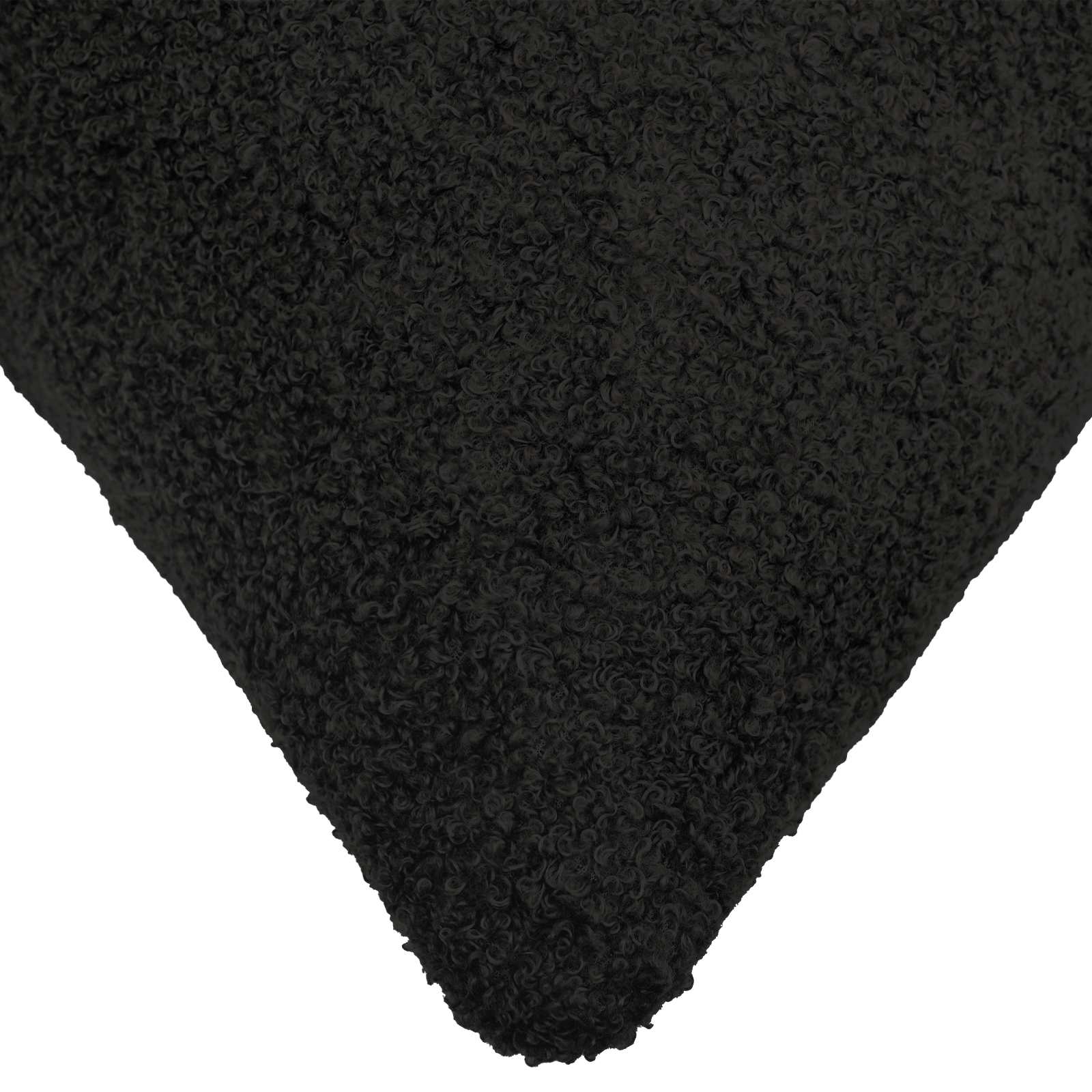 Κάλυμμα Μαξιλαριού 6 pcs HEERLEN Μαύρο 50 x 80 cm Μπουκλέ - Pakobazaar