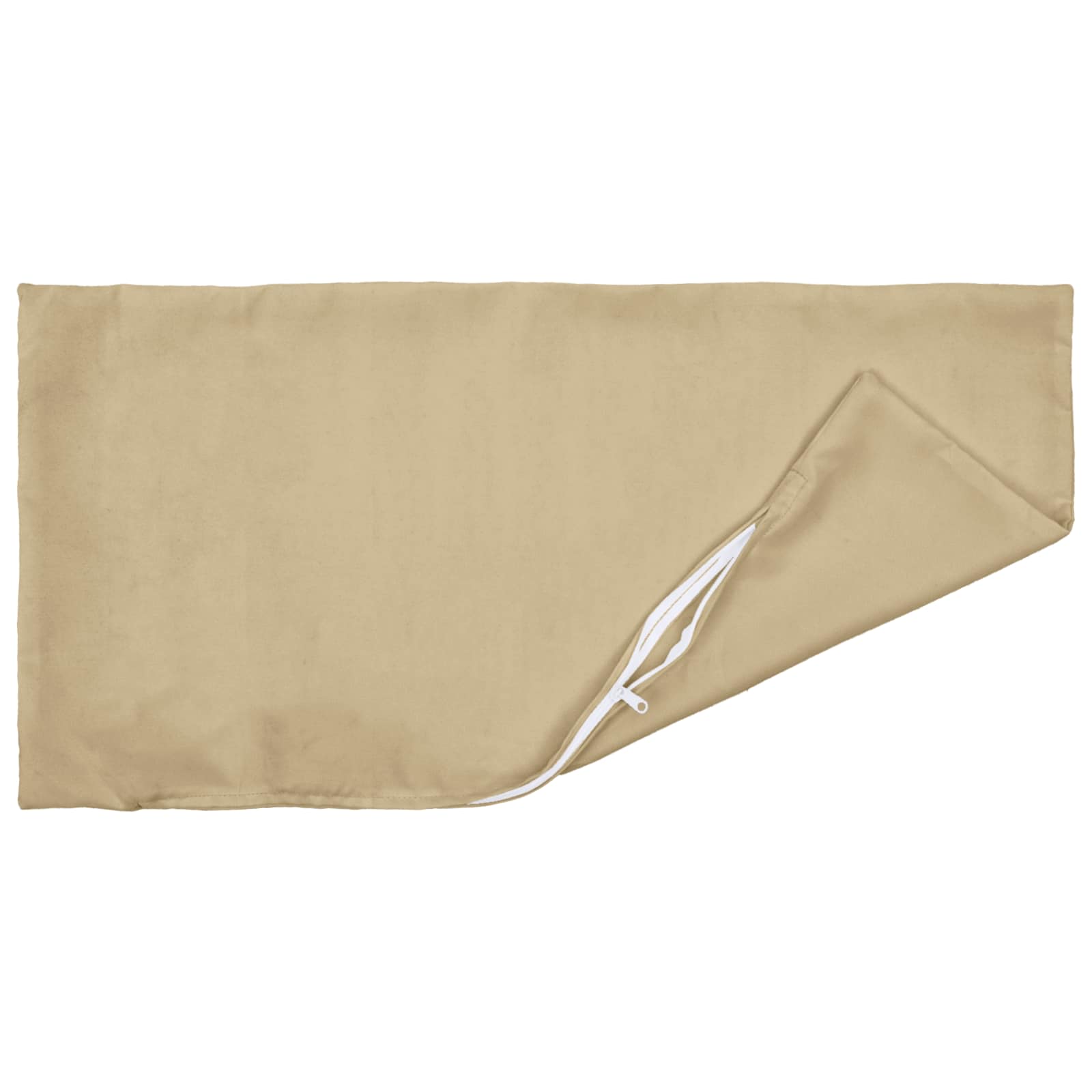 Κάλυμμα Μαξιλαριού 2 pcs HEERLEN Μπεζ 50 x 80 cm Πολυεστέρας - Pakobazaar
