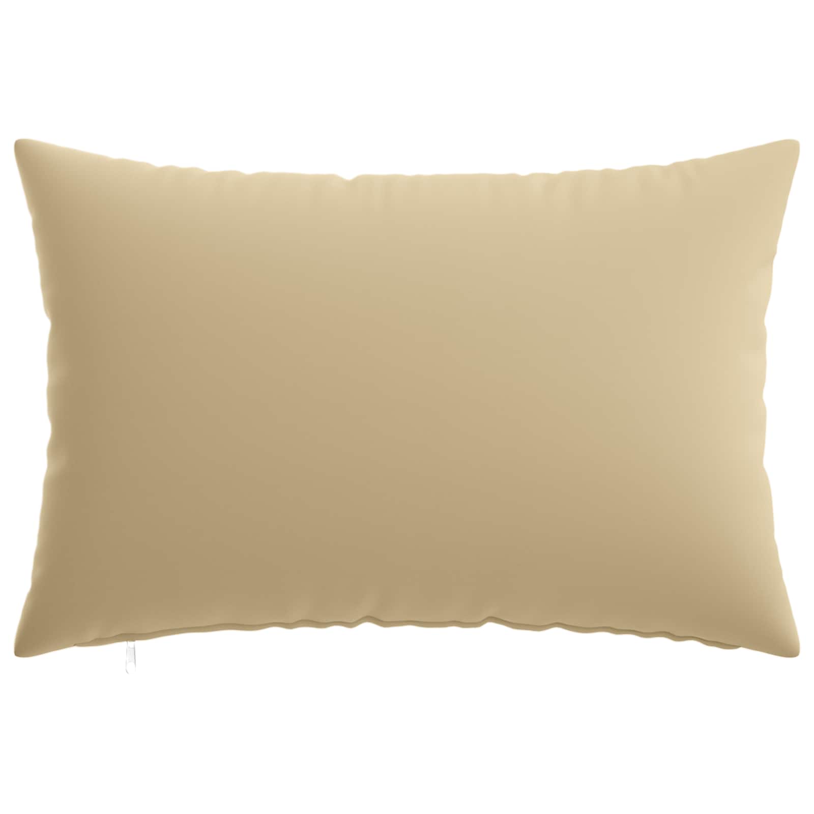 Κάλυμμα Μαξιλαριού 2 pcs HEERLEN Μπεζ 50 x 80 cm Πολυεστέρας - Pakobazaar