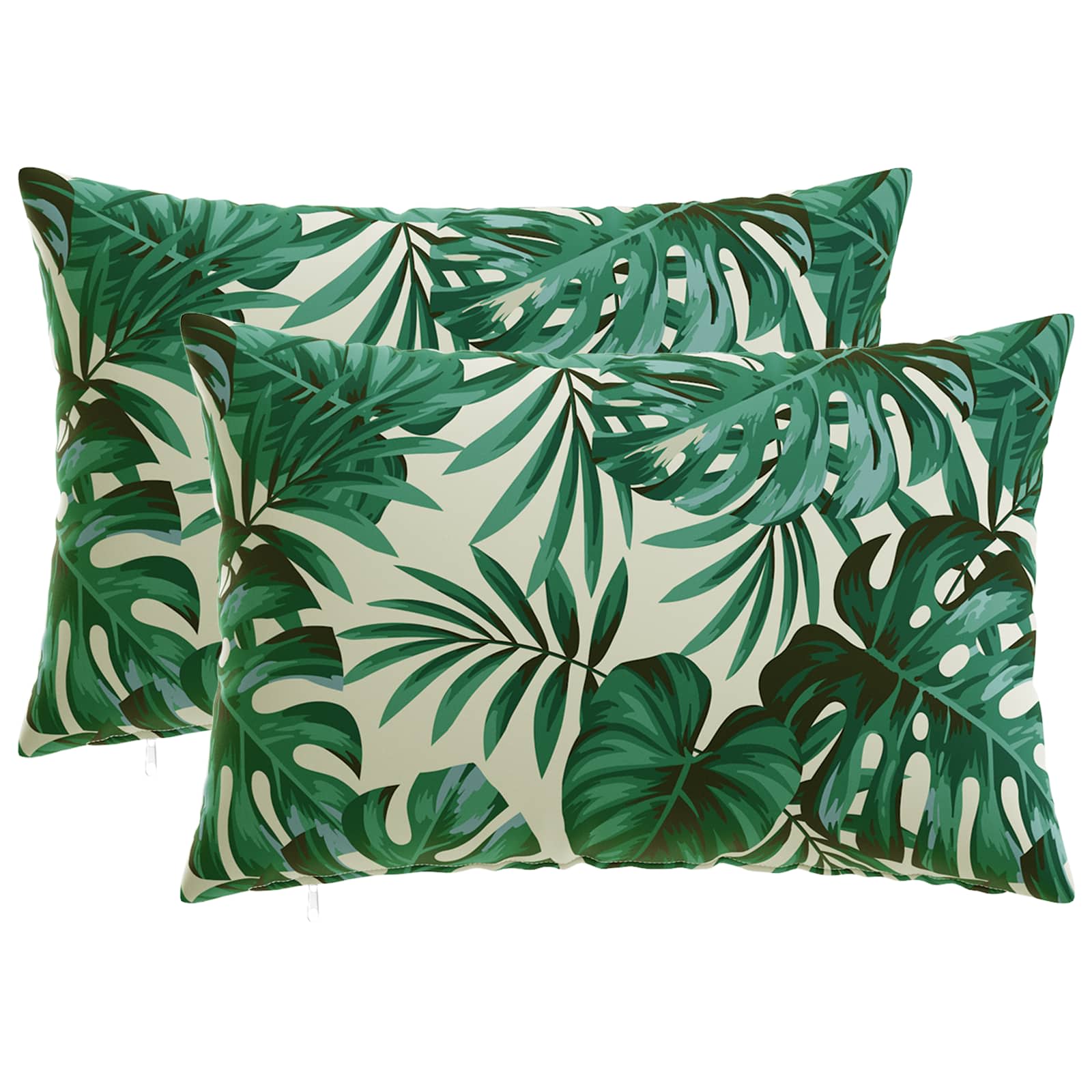 Κάλυμμα Μαξιλαριού 2 pcs HEERLEN Σχέδιο Φύλλων 50 x 80 cm