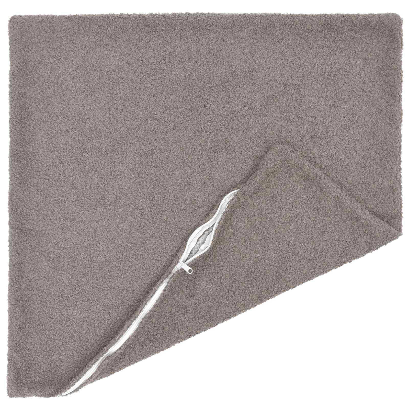 Κάλυμμα Μαξιλαριού 2 pcs HEERLEN Ανοιχτό γκρι 55 x 55 εκ - Pakobazaar