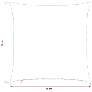 Κάλυμμα Μαξιλαριού 2 pcs HEERLEN Κρεμ 55 x 55 εκ Μπουκλέ - Pakobazaar