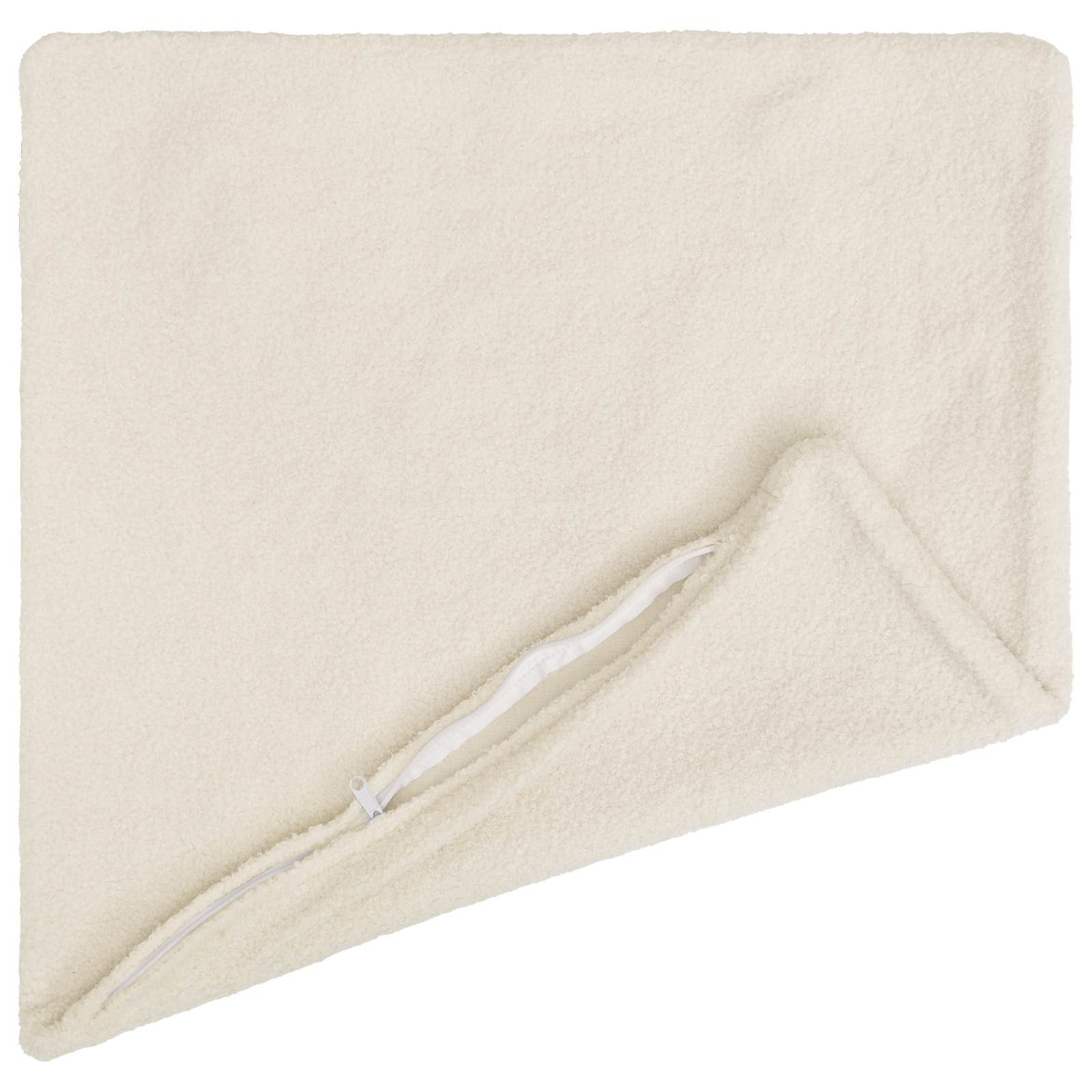 Κάλυμμα Μαξιλαριού 6 pcs HEERLEN Κρεμ 55 x 55 εκ Μπουκλέ
