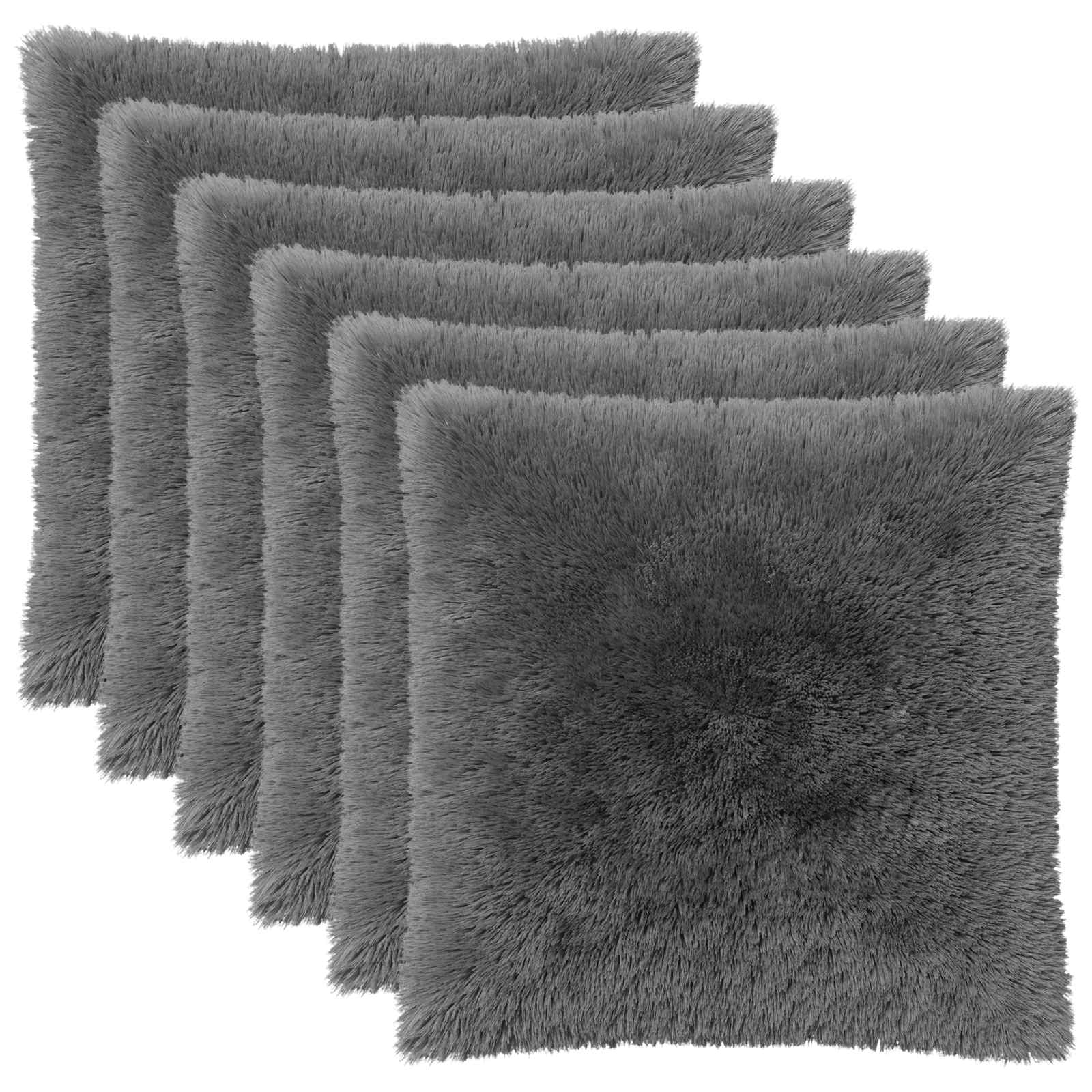 Κάλυμμα Μαξιλαριού 6 pcs HEERLEN Ανοιχτό γκρι 55 x 55 εκ