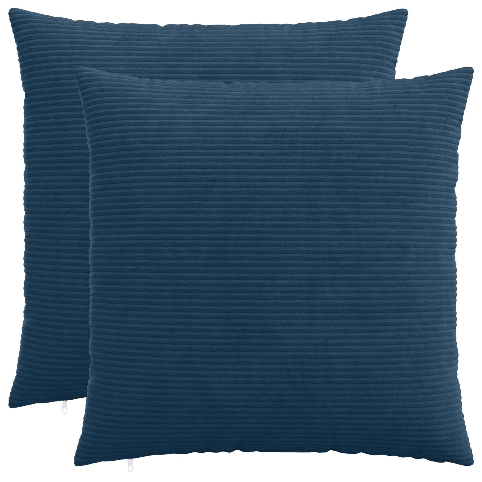 Κάλυμμα Μαξιλαριού 2 pcs HEERLEN Σκούρο μπλε 60 x 60 cm