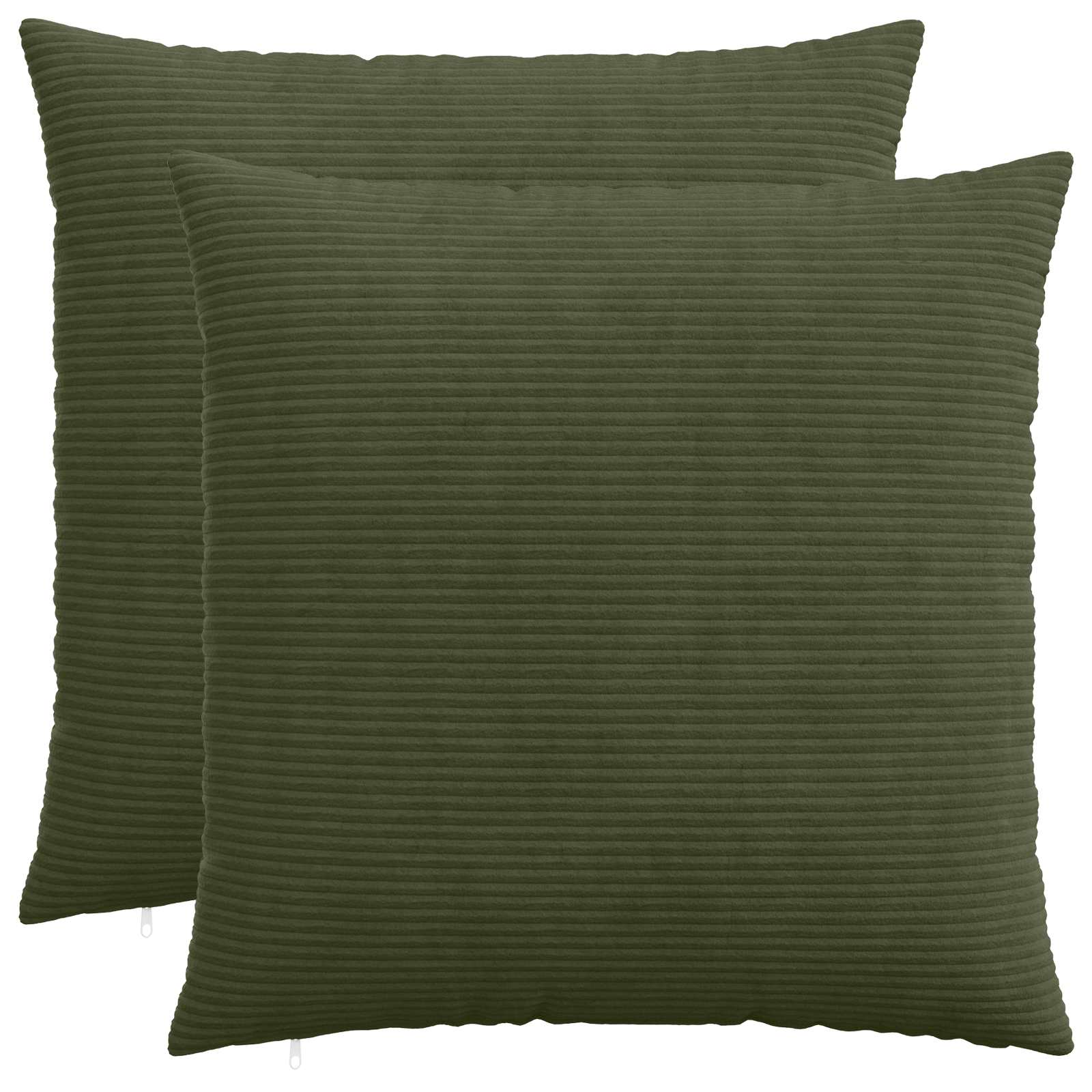 Κάλυμμα Μαξιλαριού 2 pcs HEERLEN Πράσινο 60 x 60 cm κορντουρόι - Pakobazaar