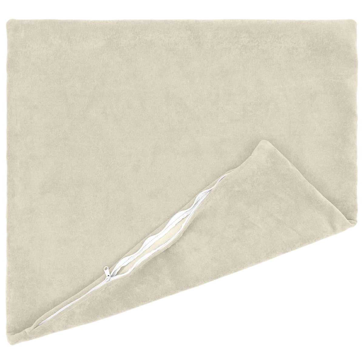 Κάλυμμα Μαξιλαριού 6 pcs HEERLEN Κρεμ 60 x 60 cm Μικροΐνες φλις