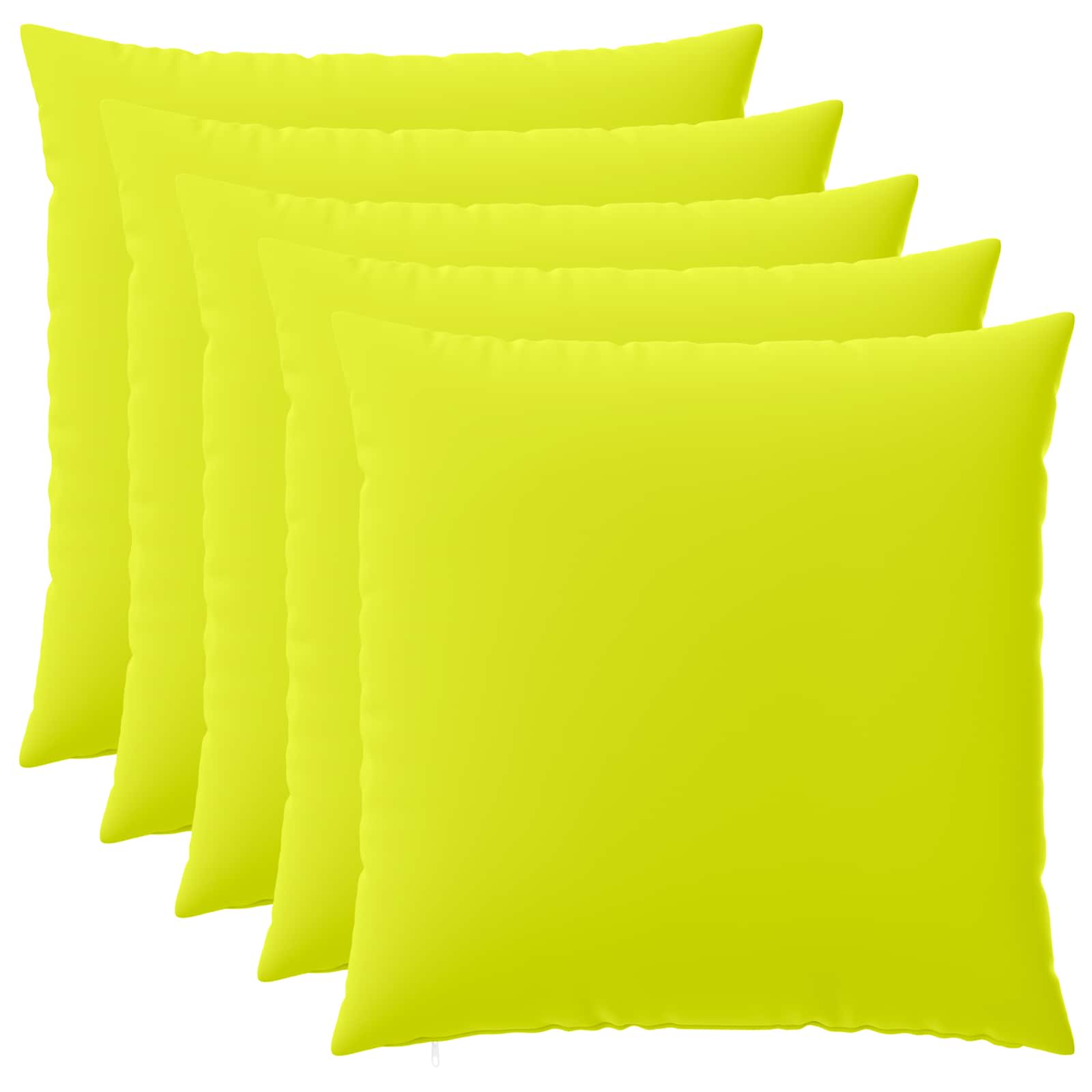 Κάλυμμα Μαξιλαριού 6 pcs HEERLEN Φωτεινό Πράσινο 60 x 60 cm