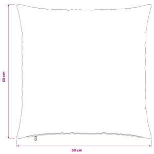 Κάλυμμα Μαξιλαριού 2 pcs HEERLEN Βασιλικό Μπλε 60 x 60 cm