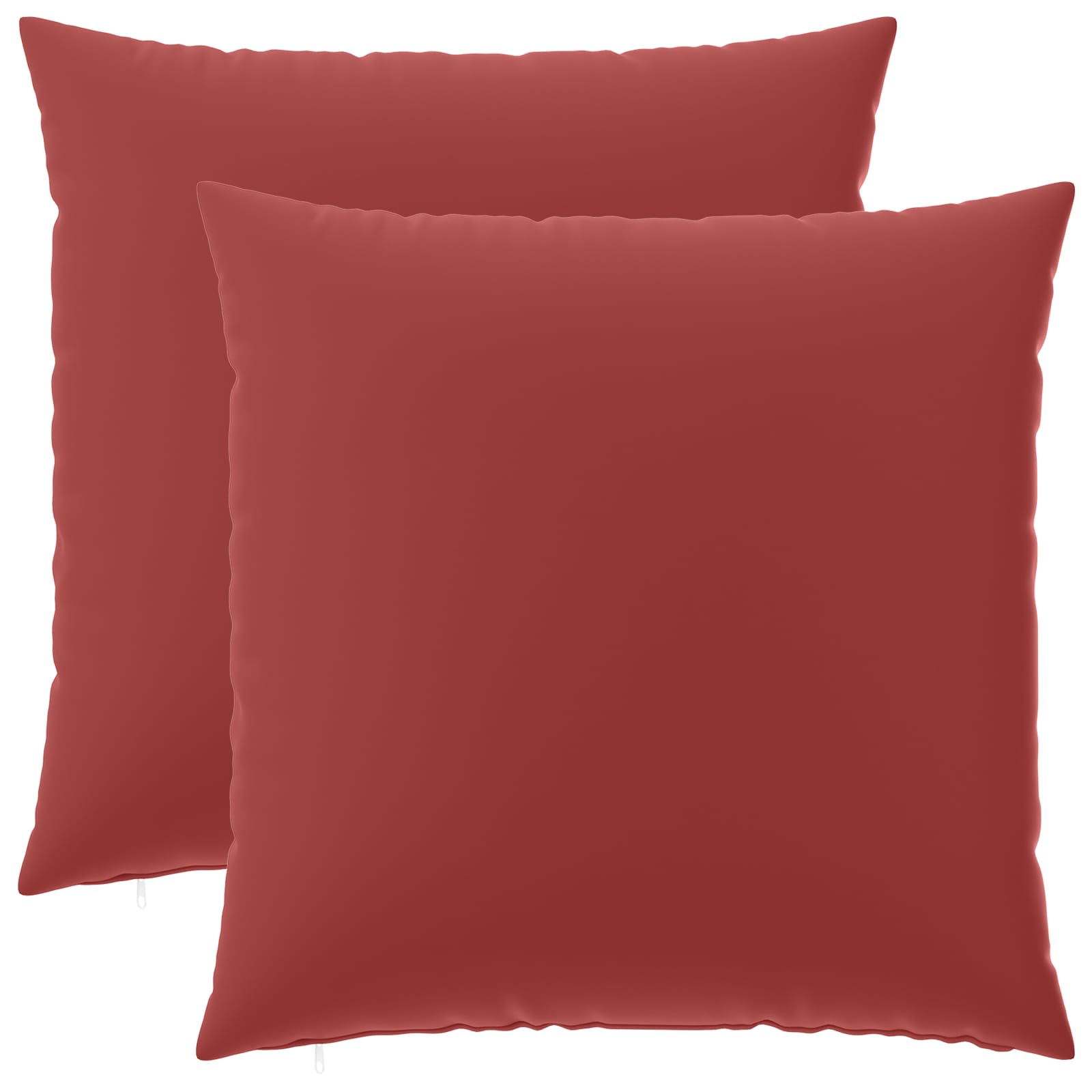 Κάλυμμα Μαξιλαριού 2 pcs HEERLEN Κόκκινο 60 x 60 cm Πολυεστέρας
