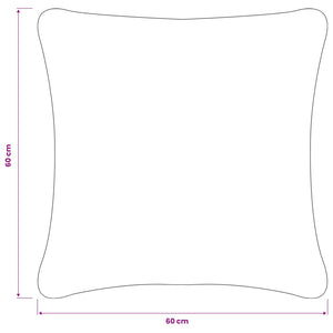 Κάλυμμα Μαξιλαριού 6 pcs HEERLEN Σκούρο Πράσινο 60 x 60 cm - Pakobazaar