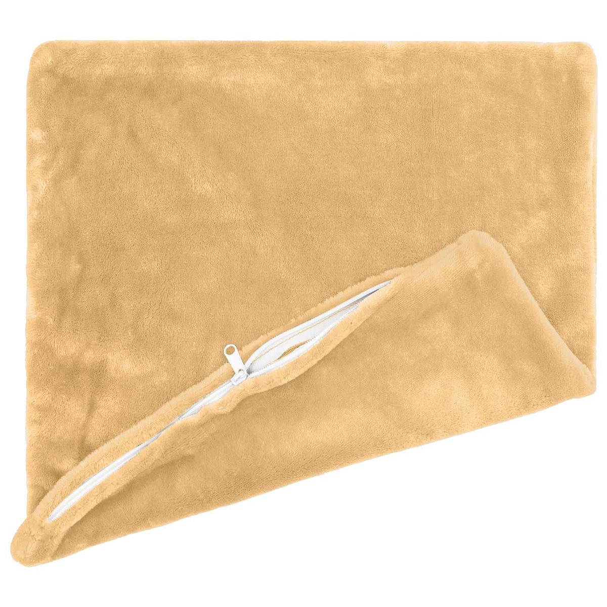 Κάλυμμα Μαξιλαριού 6 τμχ. HEERLEN Taupe 60 x 60 cm Φανέλα - Pakobazaar