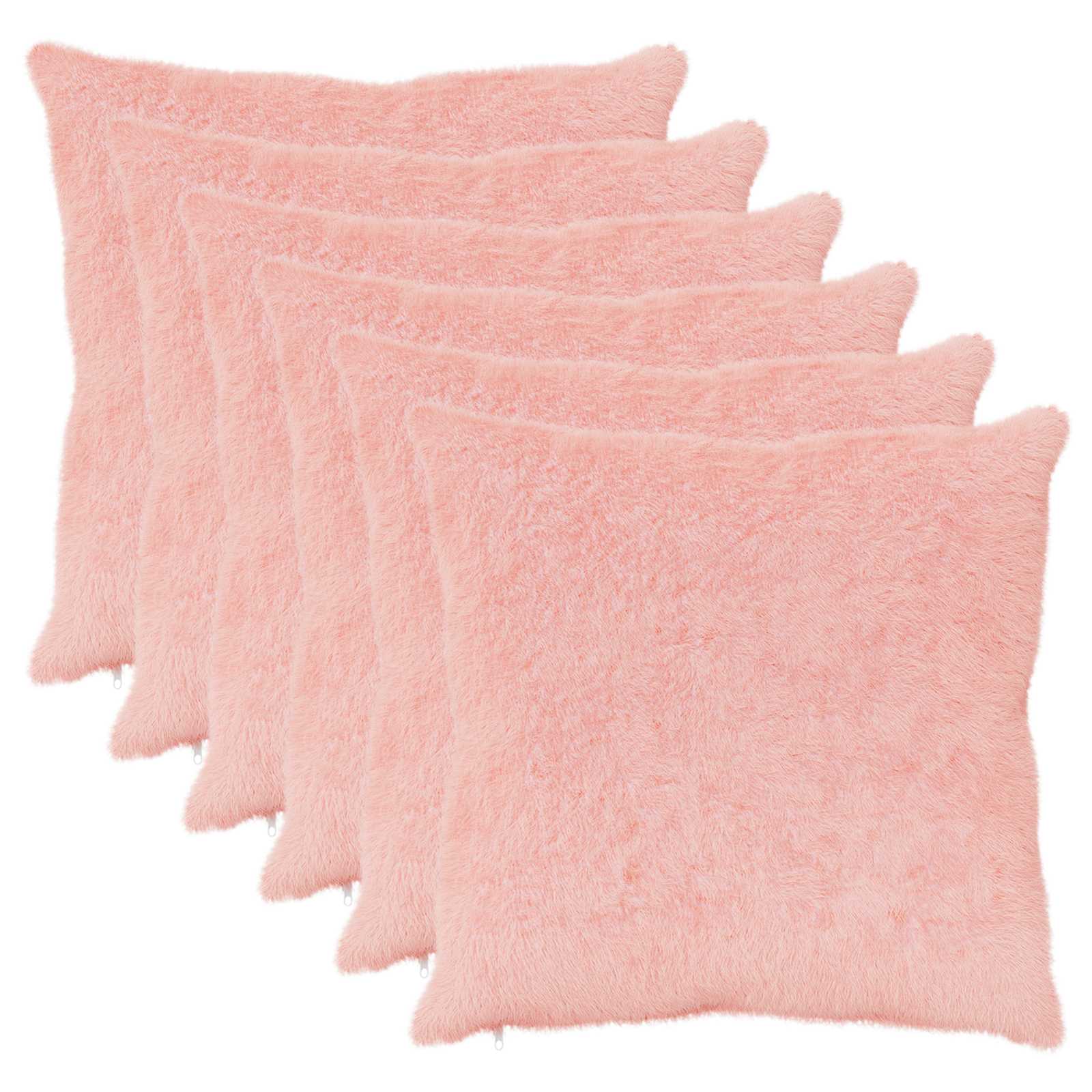 Κάλυμμα Μαξιλαριού 6 τμχ. HEERLEN Ροζ 60 x 60 cm