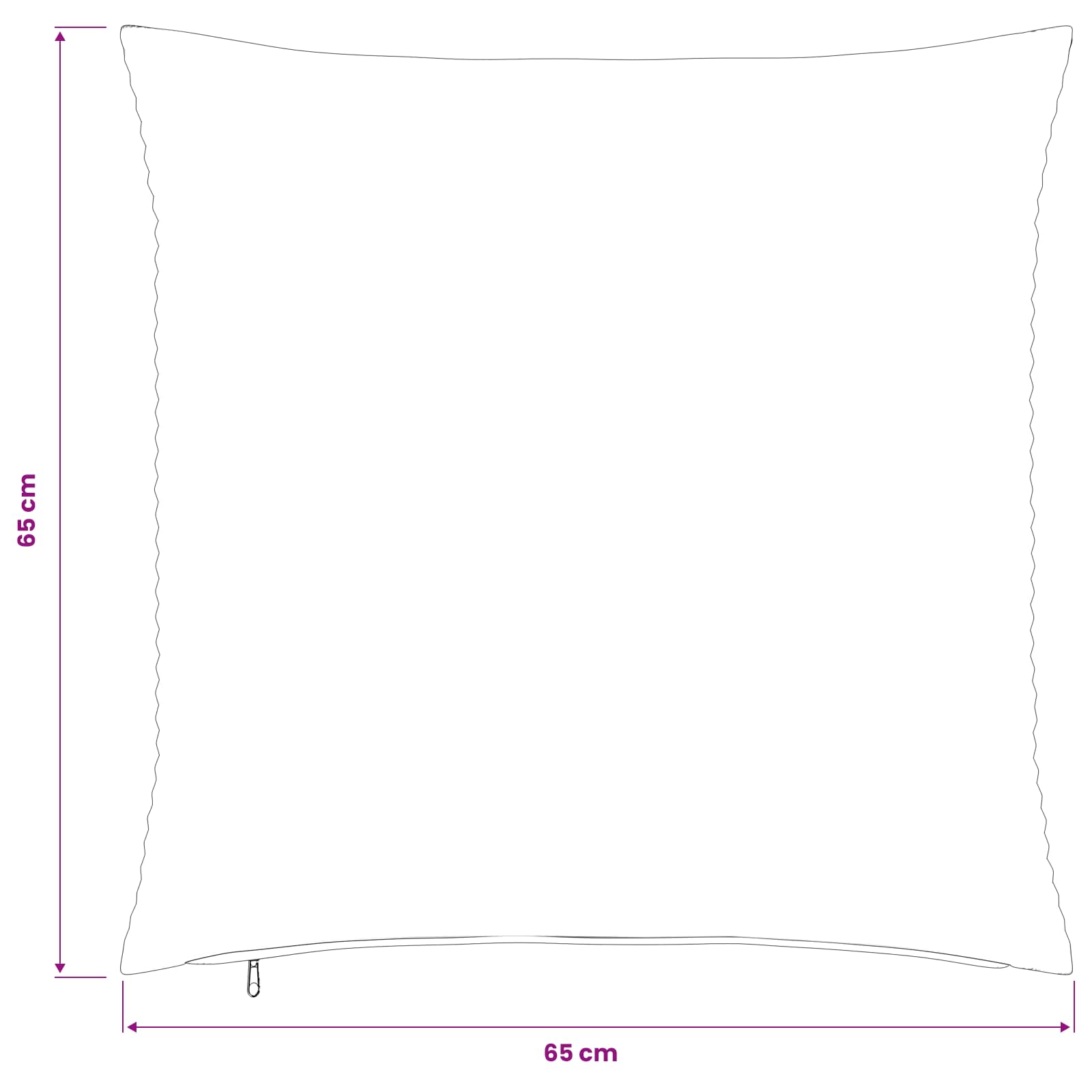 Κάλυμμα Μαξιλαριού 6 pcs HEERLEN Κόκκινο Πορτοκαλί 65 x 65 εκ. - Pakobazaar