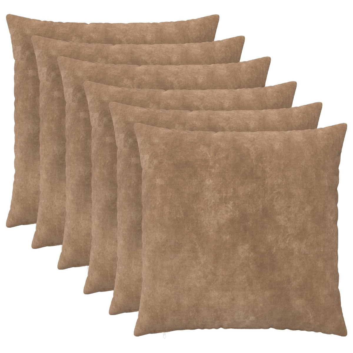 Κάλυμμα Μαξιλαριού 6 pcs HEERLEN Taupe 65 x 65 εκ.