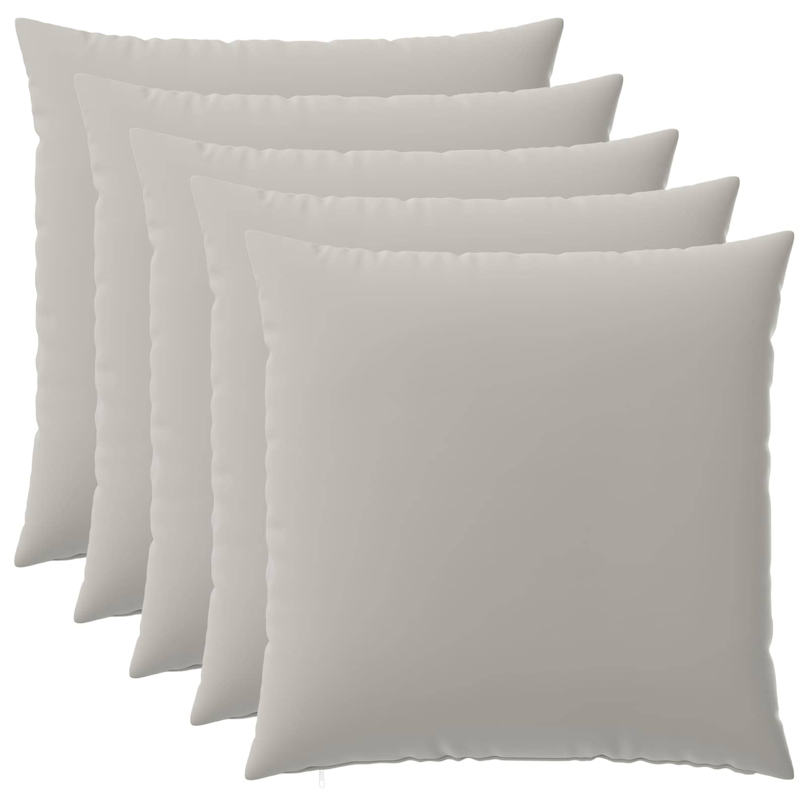 Κάλυμμα Μαξιλαριού 6 pcs HEERLEN Γκρι 65 x 65 εκ. Πολυεστέρας