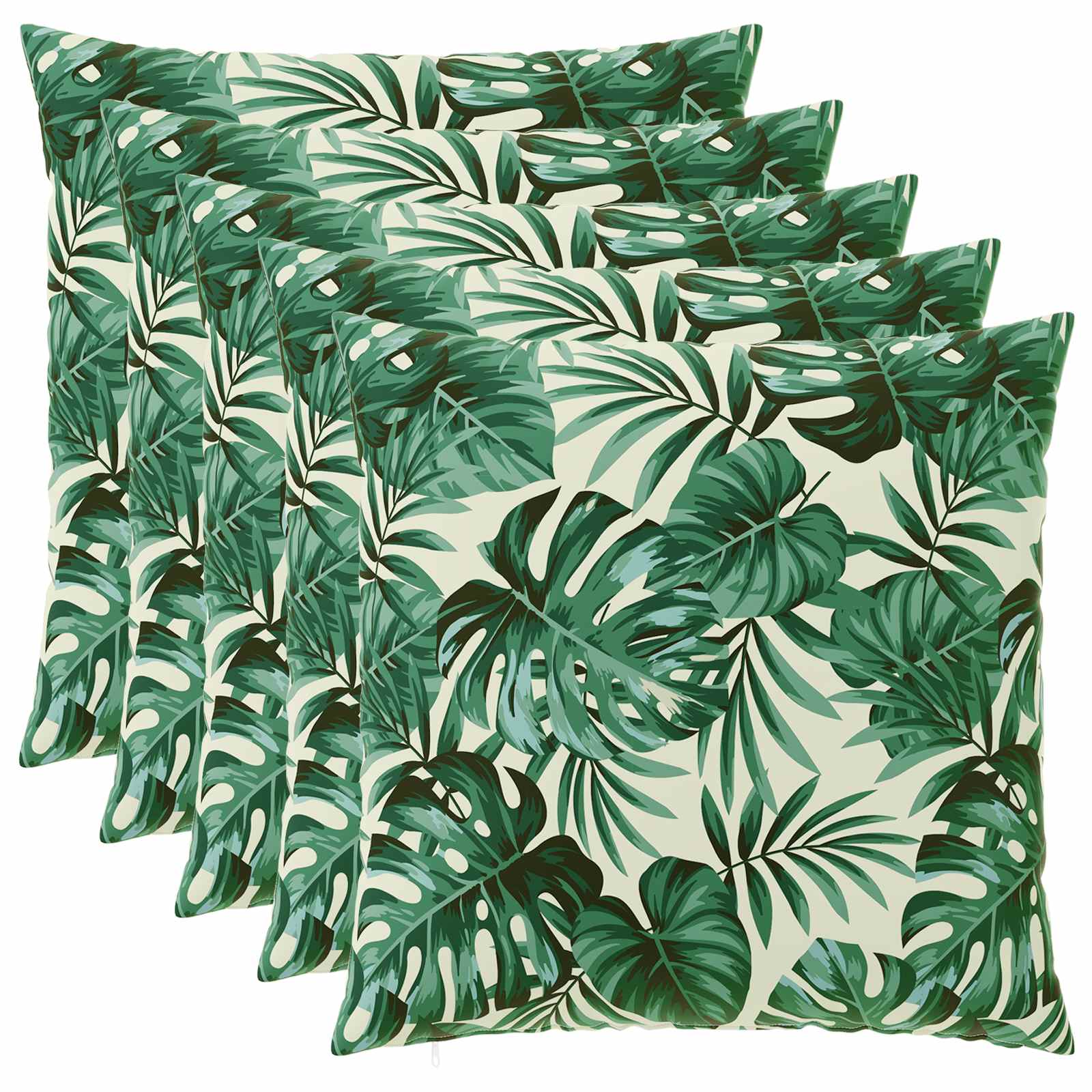 Κάλυμμα Μαξιλαριού 6 pcs HEERLEN Σχέδιο Φύλλων 65 x 65 εκ.