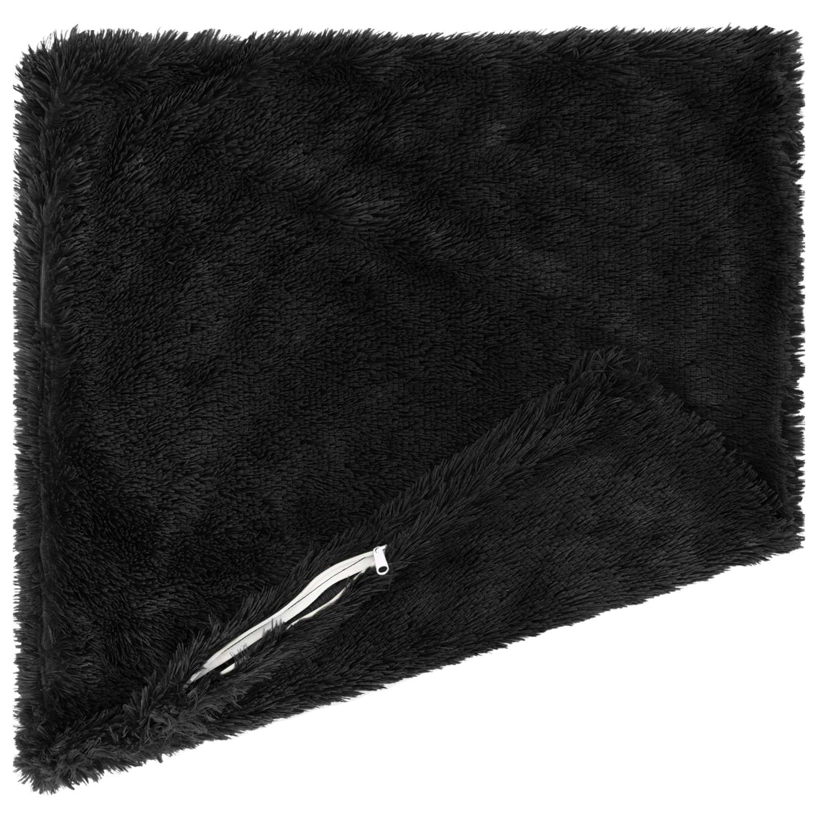 Κάλυμμα Μαξιλαριού 2 pcs HEERLEN Μαύρο 65 x 65 εκ. PV Φλίς - Pakobazaar