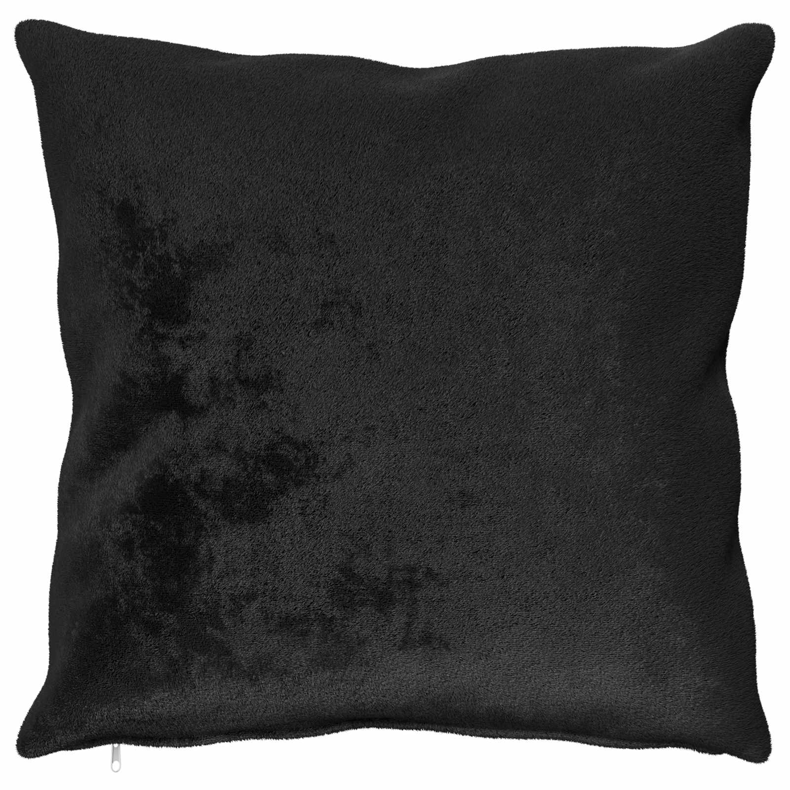 Κάλυμμα Μαξιλαριού 6 pcs HEERLEN Μαύρο 65 x 65 εκ. Φανέλα - Pakobazaar