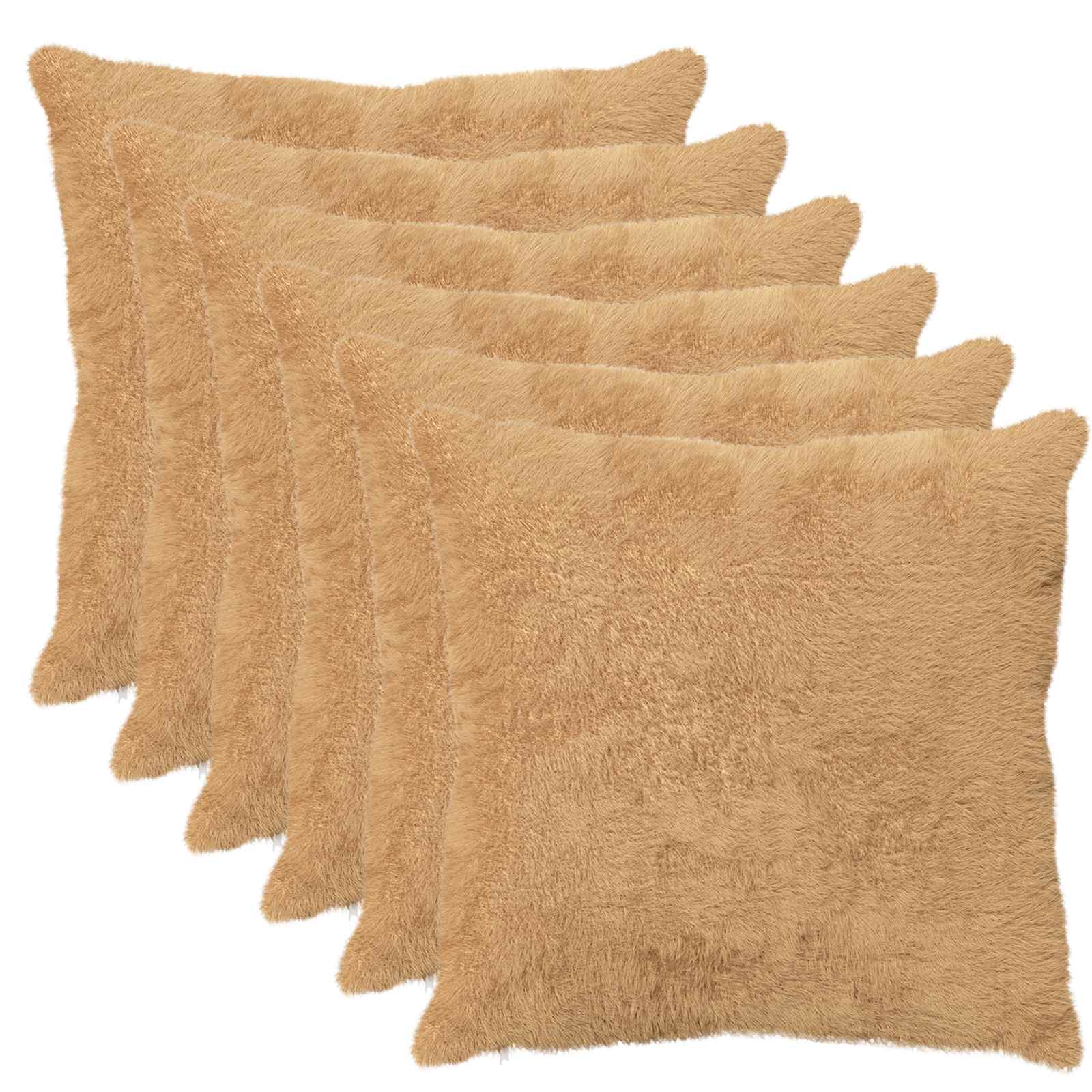 Κάλυμμα Μαξιλαριού 6 τμχ. HEERLEN Taupe 65 x 65 εκ.