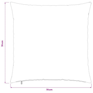 Κάλυμμα Μαξιλαριού 6 τμχ. HEERLEN Κόκκινο 70 x 70 cm Ύφασμα