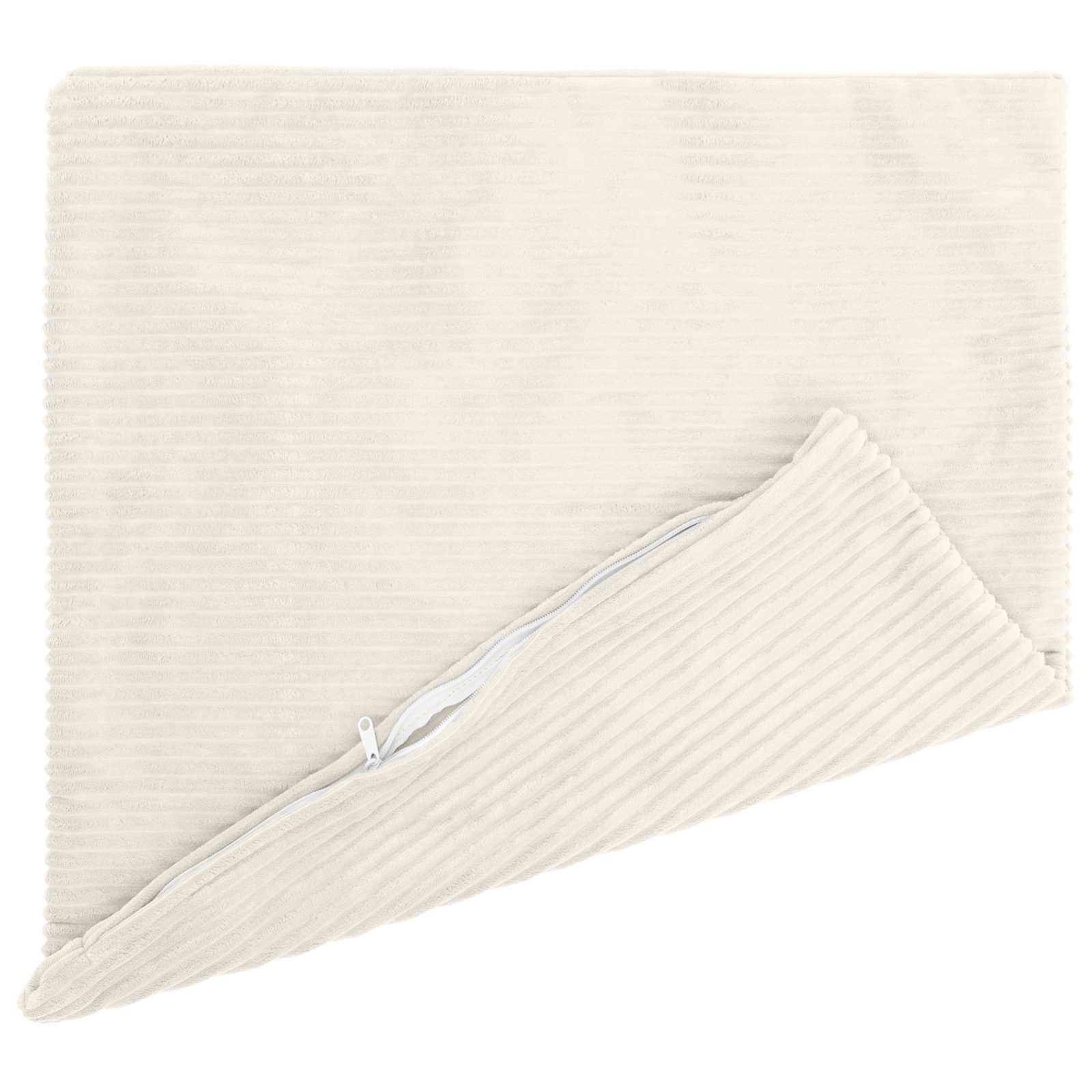 Κάλυμμα Μαξιλαριού 2 pcs HEERLEN Κρεμ 70 x 70 cm κορντουρόι