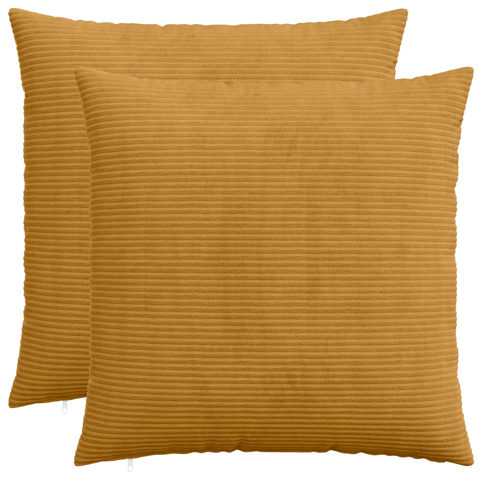 Κάλυμμα Μαξιλαριού 2 pcs HEERLEN Κίτρινο 70 x 70 cm κορντουρόι - Pakobazaar
