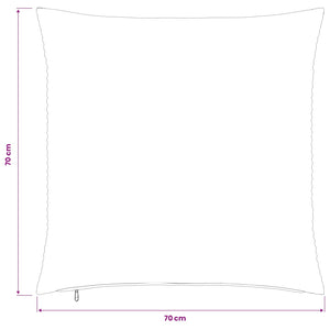 Κάλυμμα Μαξιλαριού 6 pcs HEERLEN Κίτρινο 70 x 70 cm κορντουρόι