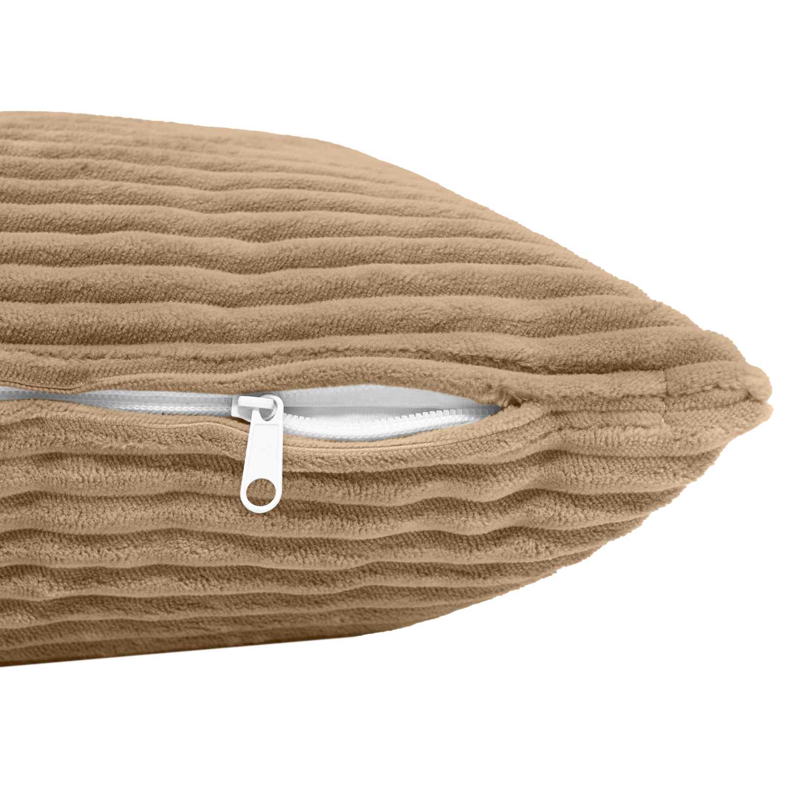 Κάλυμμα Μαξιλαριού 2 pcs HEERLEN Καφέ 70 x 70 cm κορντουρόι - Pakobazaar