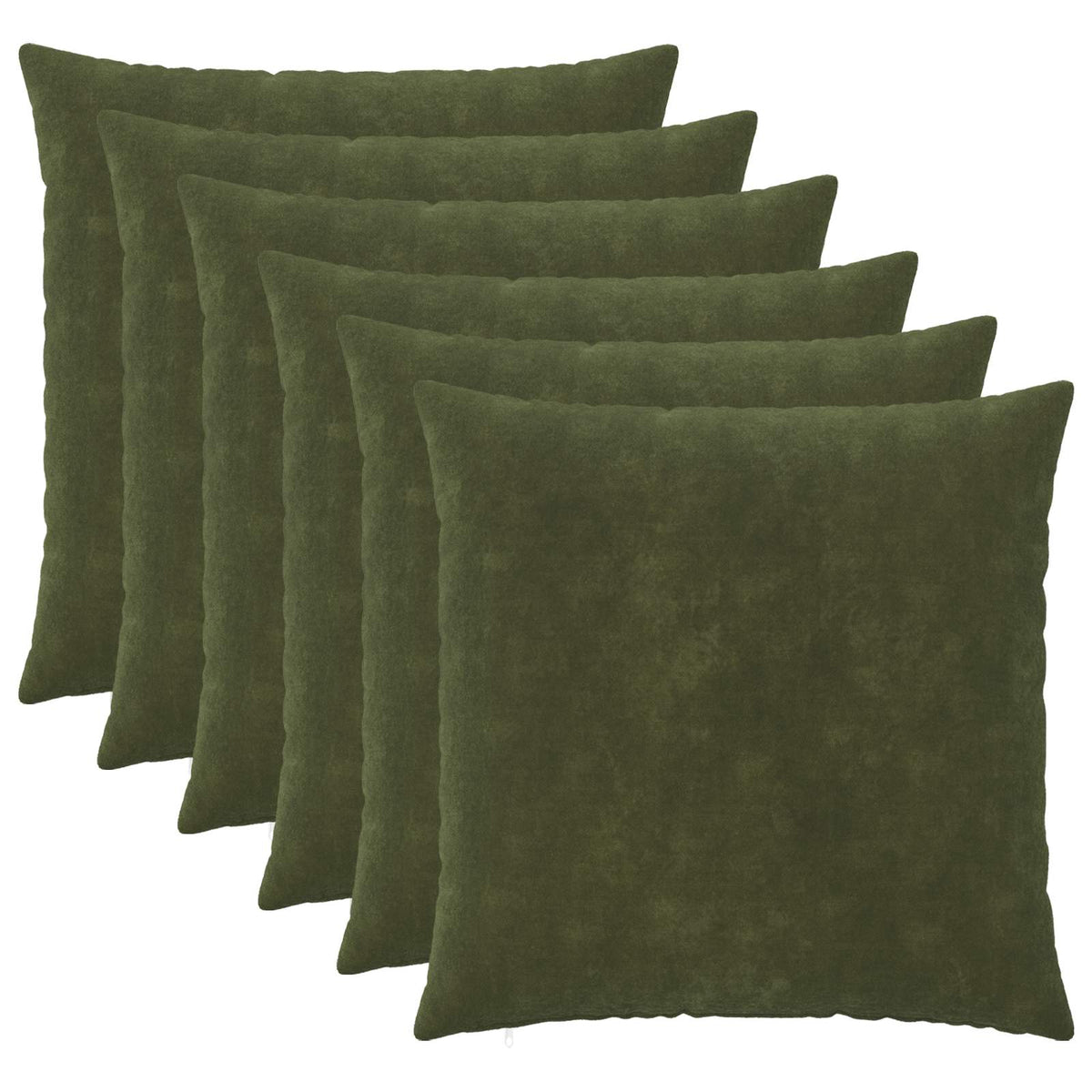 Κάλυμμα Μαξιλαριού 6 pcs HEERLEN Πράσινο 70 x 70 cm