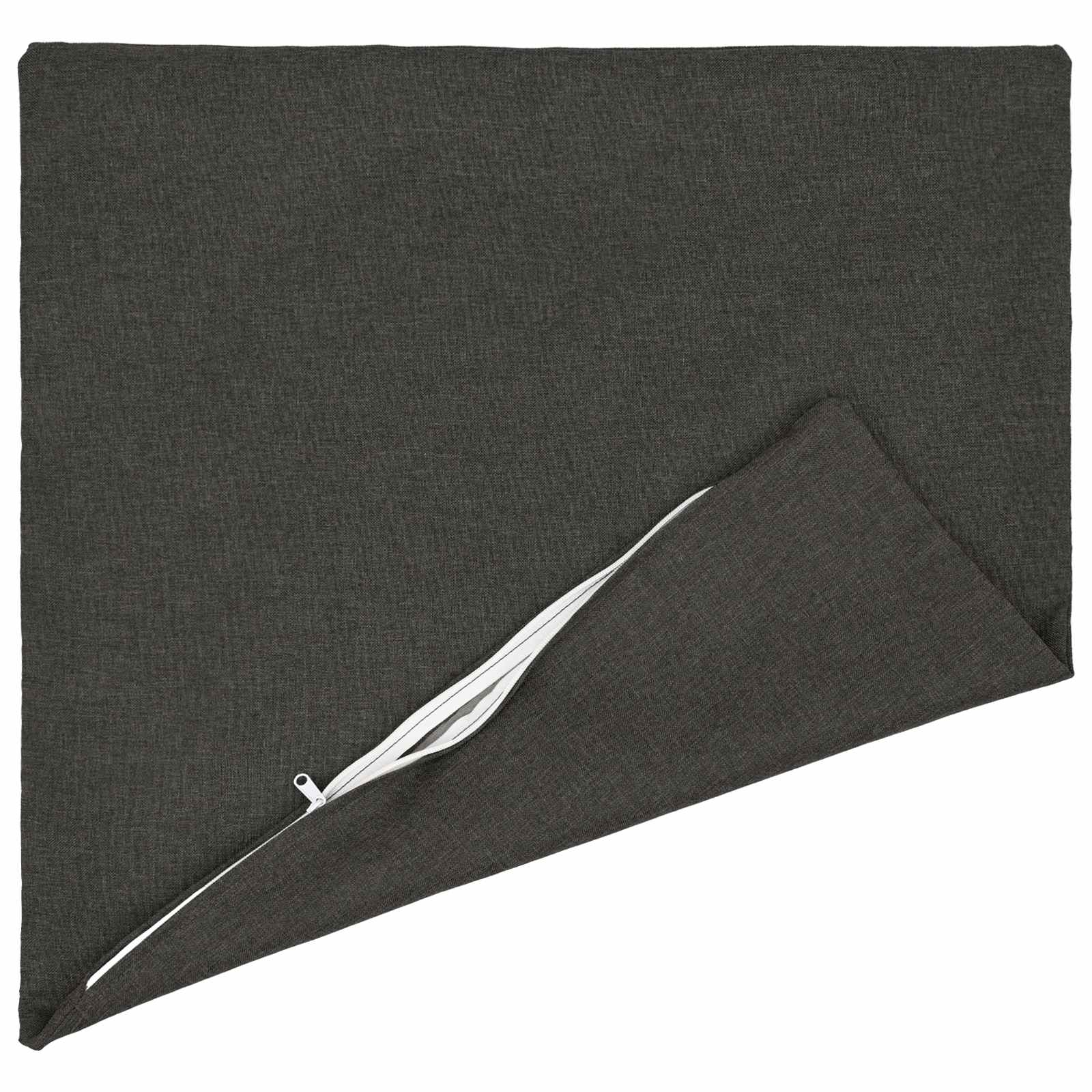 Κάλυμμα Μαξιλαριού 2 pcs HEERLEN Σκούρο Γκρι 80 x 80 cm - Pakobazaar