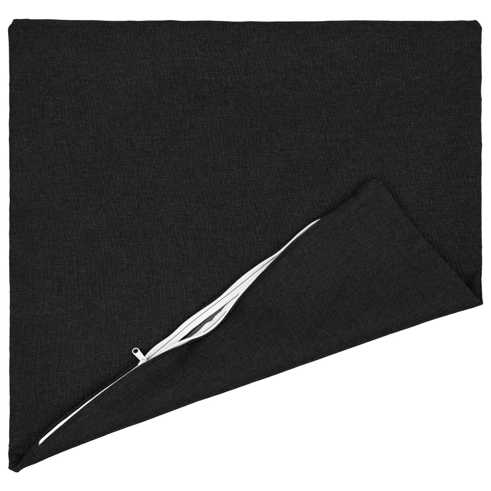 Κάλυμμα Μαξιλαριού 2 pcs HEERLEN Μαύρο 80 x 80 cm - Pakobazaar
