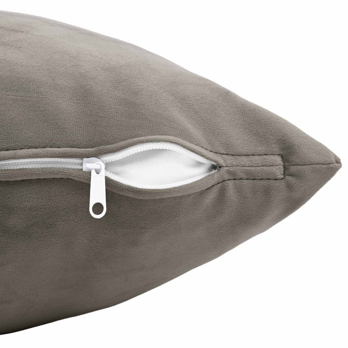 Κάλυμμα Μαξιλαριού 2 pcs HEERLEN Ανοιχτό γκρι 80 x 80 cm - Pakobazaar
