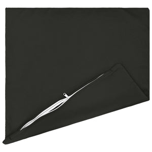 Κάλυμμα Μαξιλαριού 2 pcs HEERLEN Μαύρο 80 x 80 cm Πολυεστέρας