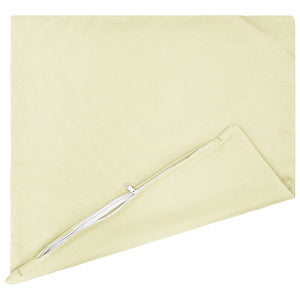 Κάλυμμα Μαξιλαριού 2 pcs HEERLEN Κρεμ 80 x 80 cm Πολυεστέρας - Pakobazaar