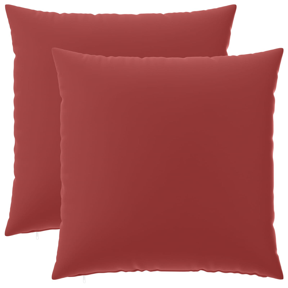 Κάλυμμα Μαξιλαριού 2 pcs HEERLEN Κόκκινο 80 x 80 cm Πολυεστέρας - Pakobazaar