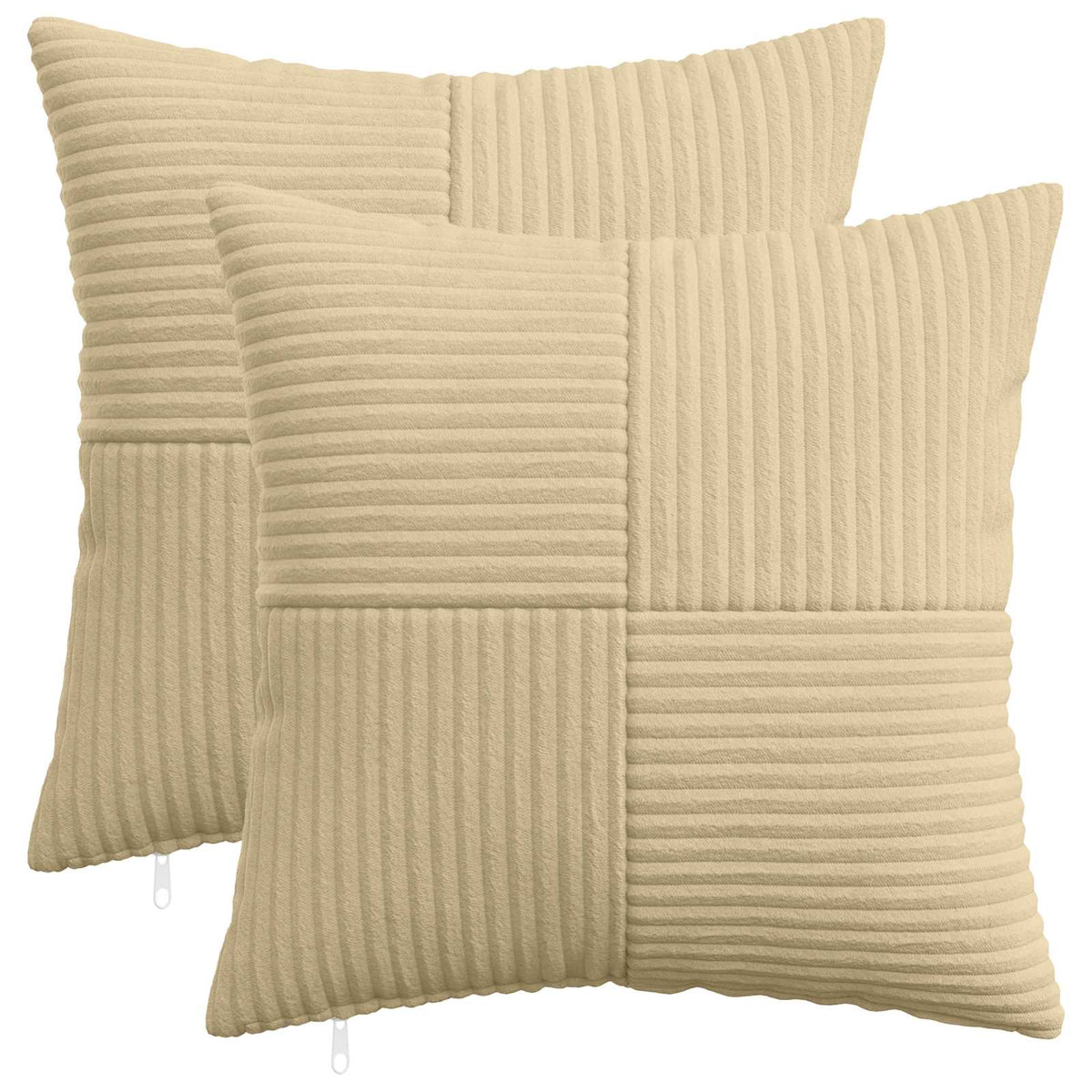 Κάλυμμα Μαξιλαριού 2 pcs ALMELO Γκρι Πράσινο 30 x 30 cm - Pakobazaar